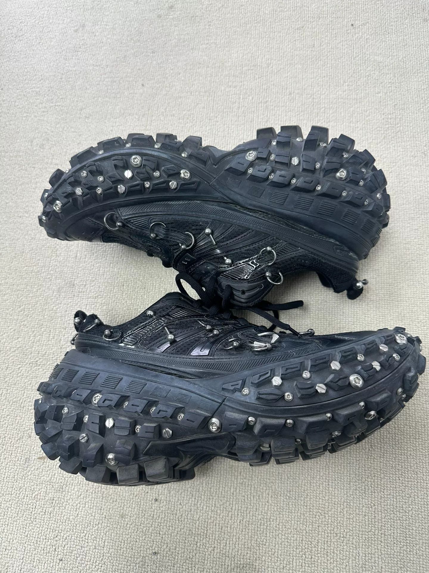 Balenciaga Balenciaga Bouncer Round-Toe Lace-Up Dad Shoes Size US 7 / EU 40 - 4 Thumbnail