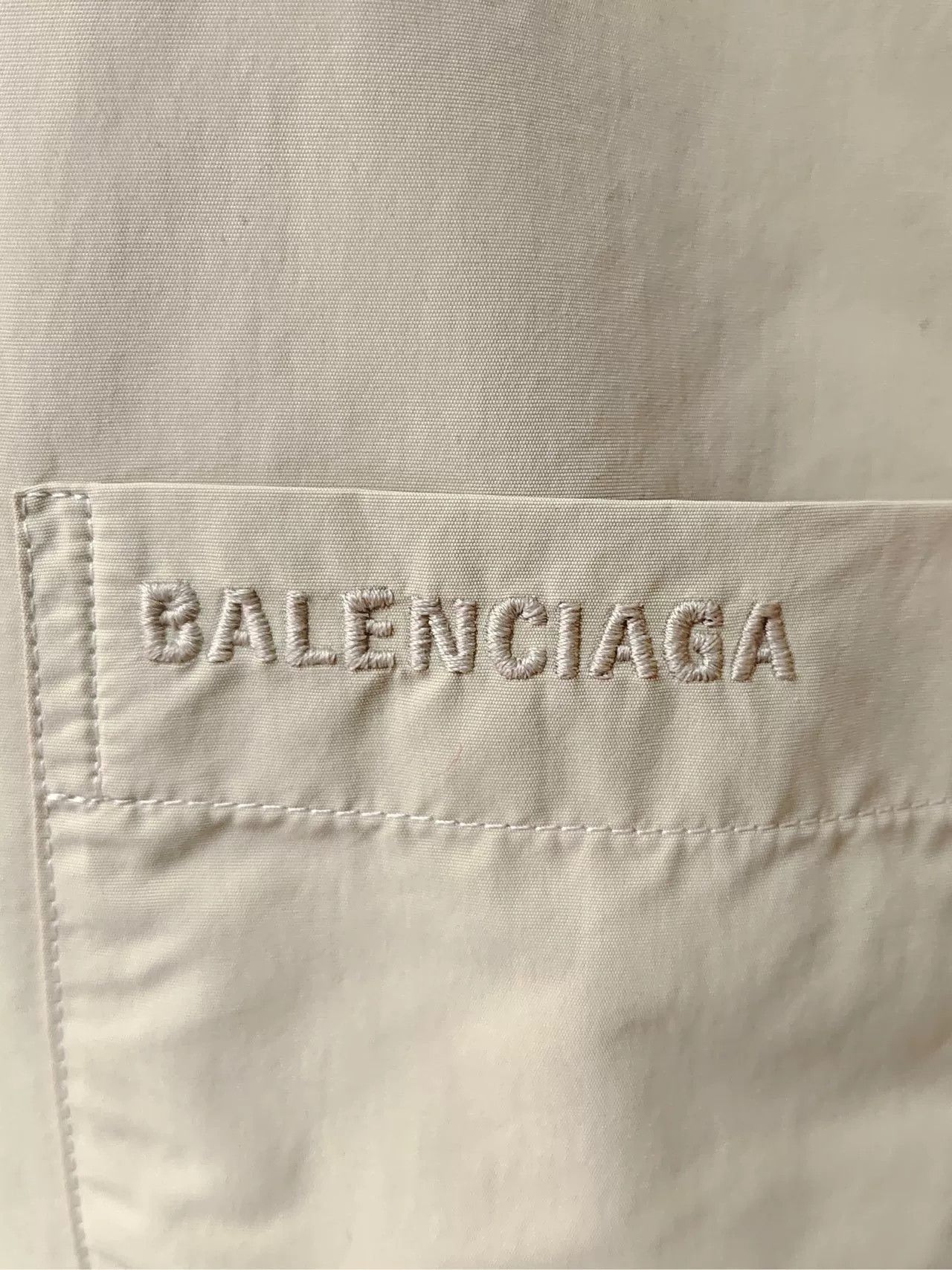 Balenciaga Balenciaga 22FW Embroidered Logo Padded Shirt Jacket Size US S / EU 44-46 / 1 - 3 Thumbnail