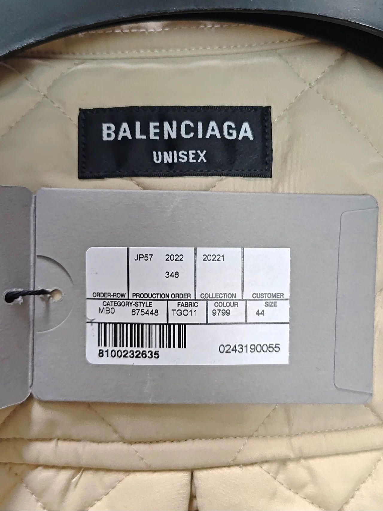Balenciaga Balenciaga 22FW Embroidered Logo Padded Shirt Jacket Size US S / EU 44-46 / 1 - 4 Thumbnail