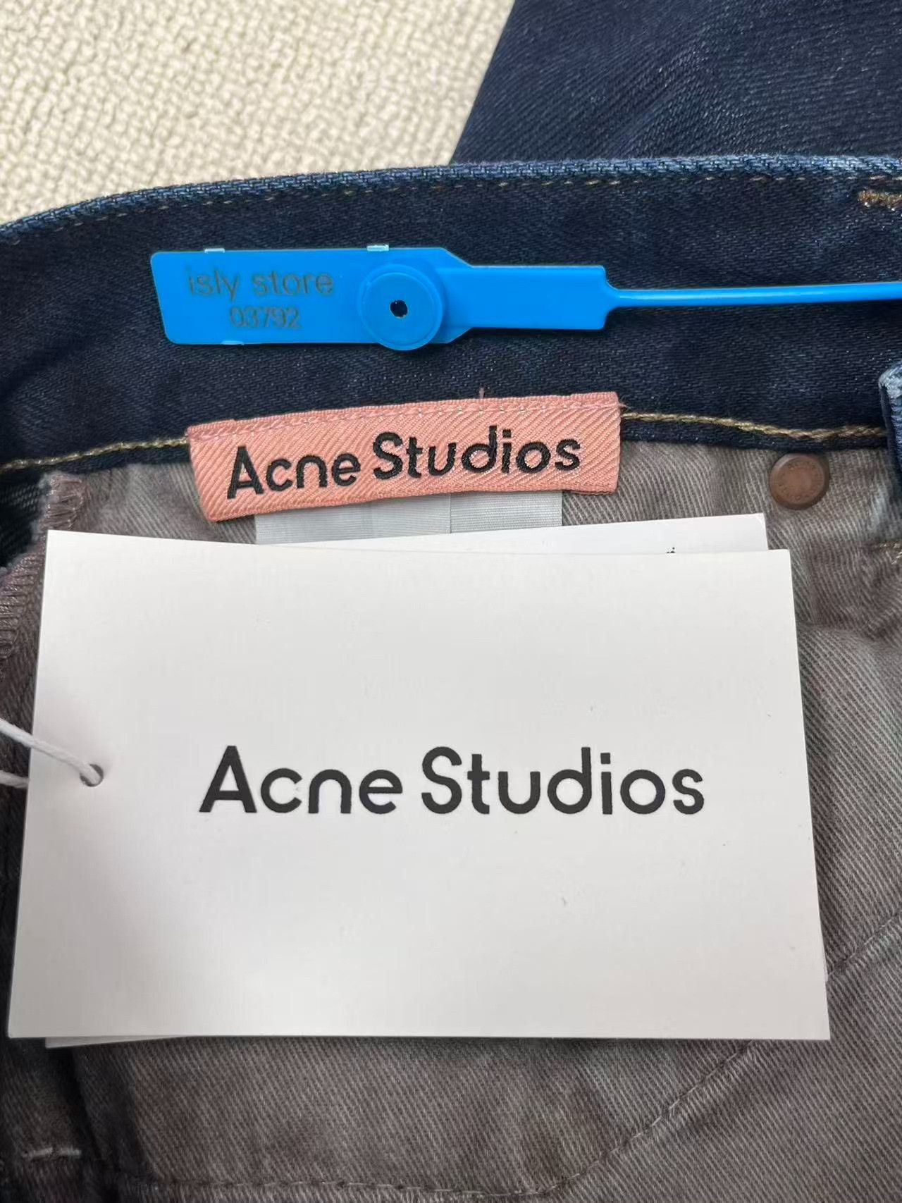 Acne Studios Acne Studios Baggy Mid-Rise Whisker Logo Jeans Size US 30 / EU 46 - 5 Thumbnail