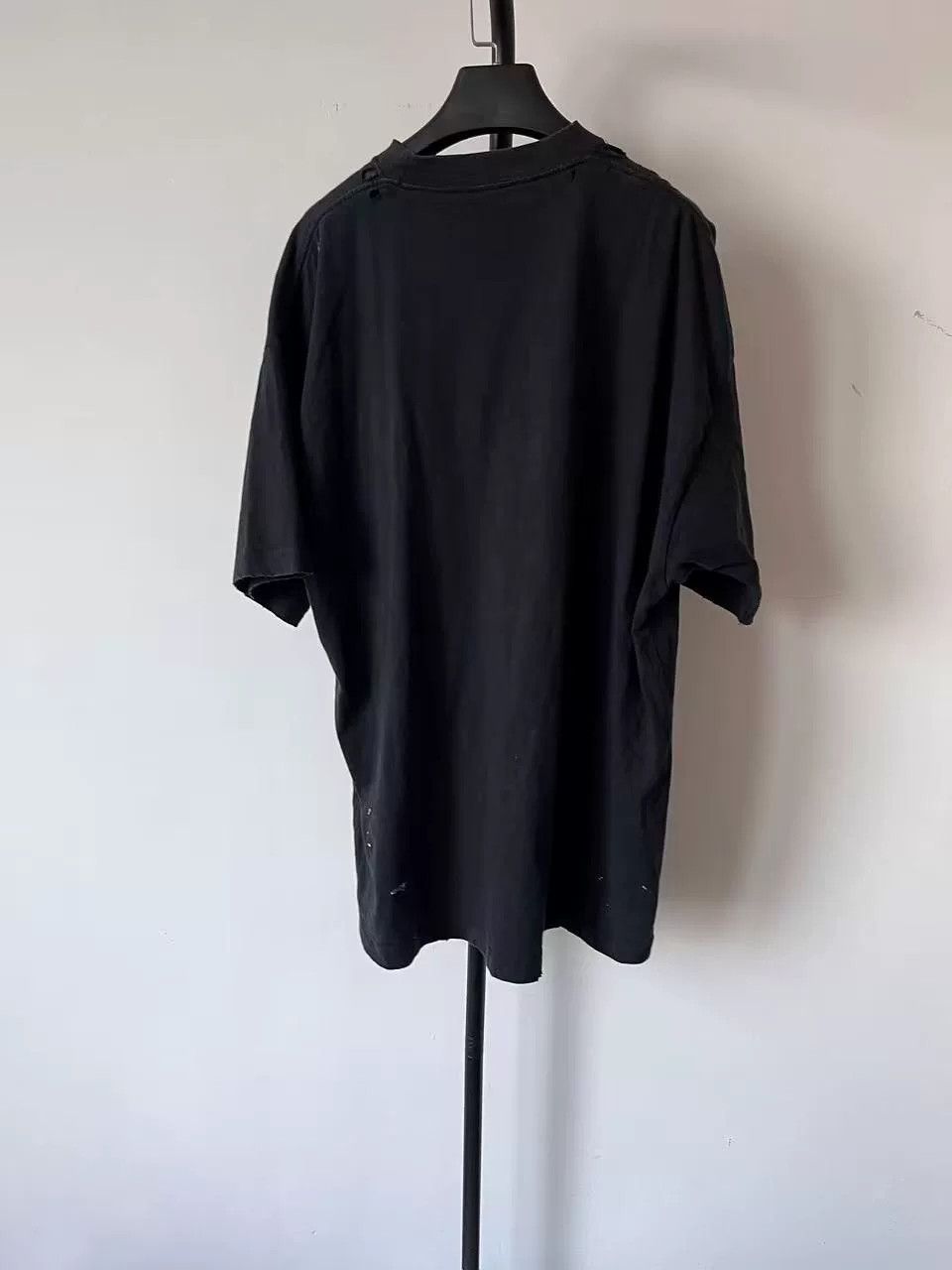 Balenciaga Balenciaga Men's Logo Print Short Sleeve T-Shirt Size US L / EU 52-54 / 3 - 2 Thumbnail