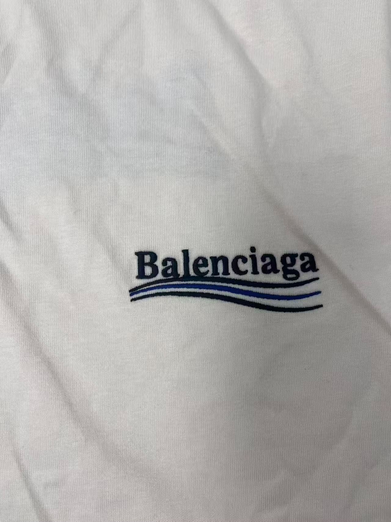 Balenciaga Balenciaga Men's Letter Print Crewneck T-Shirt Size US XS / EU 42 / 0 - 3 Thumbnail