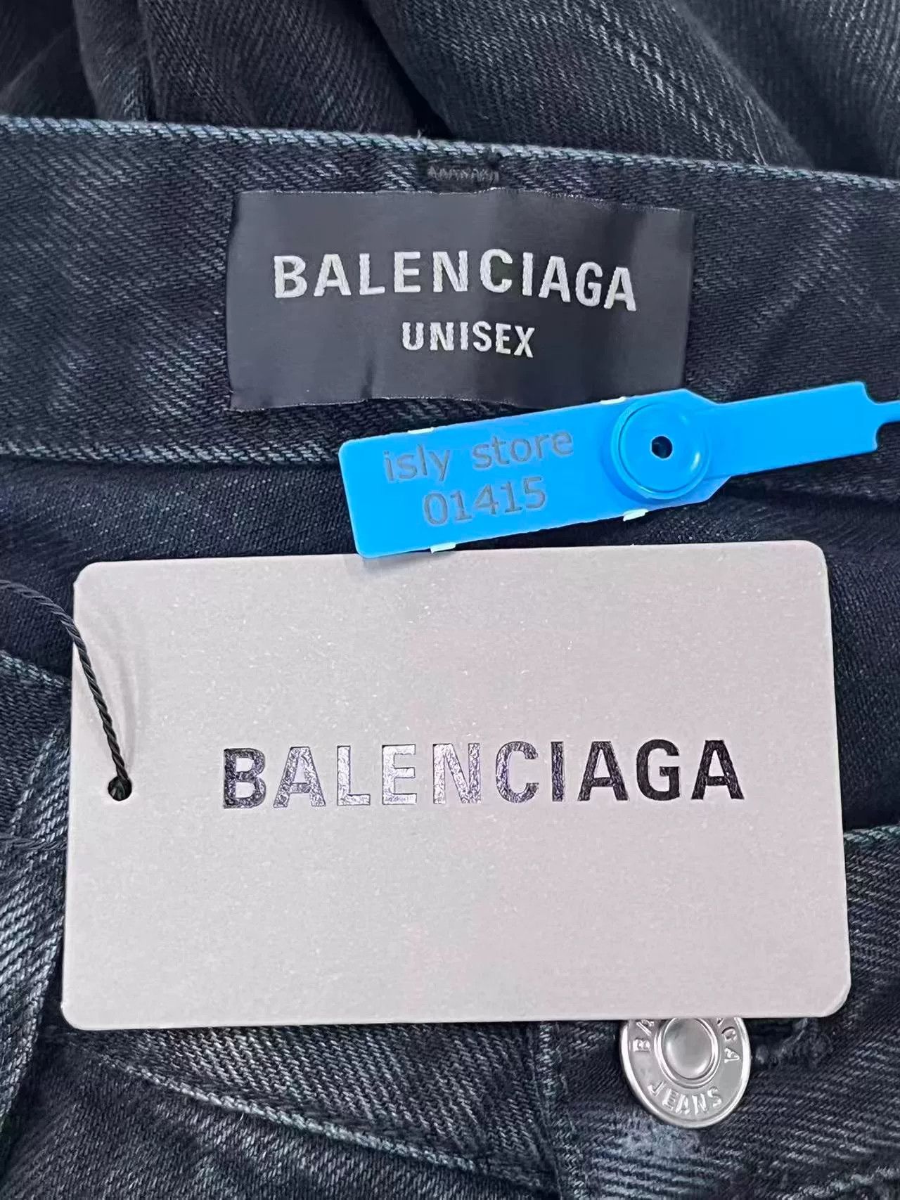 Balenciaga Balenciaga Distressed Mid-Rise Straight Jeans Size US 26 / EU 42 - 5 Thumbnail