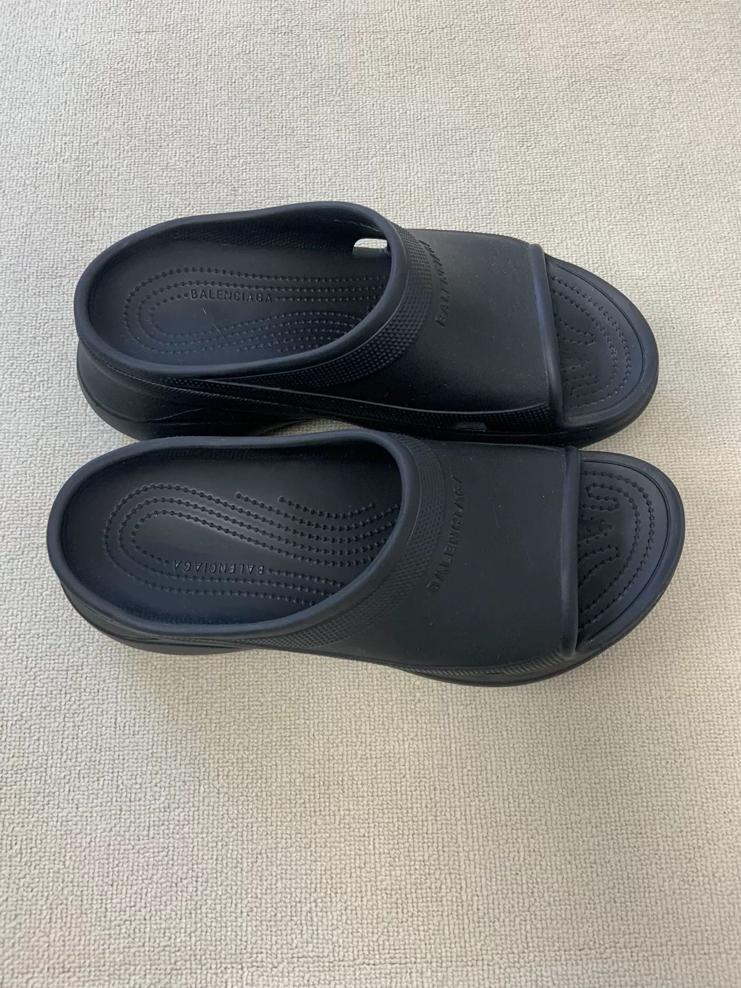 Balenciaga Crocs x Balenciaga Platform Slide Sandals Size US 12 / IT 42 - 3 Thumbnail