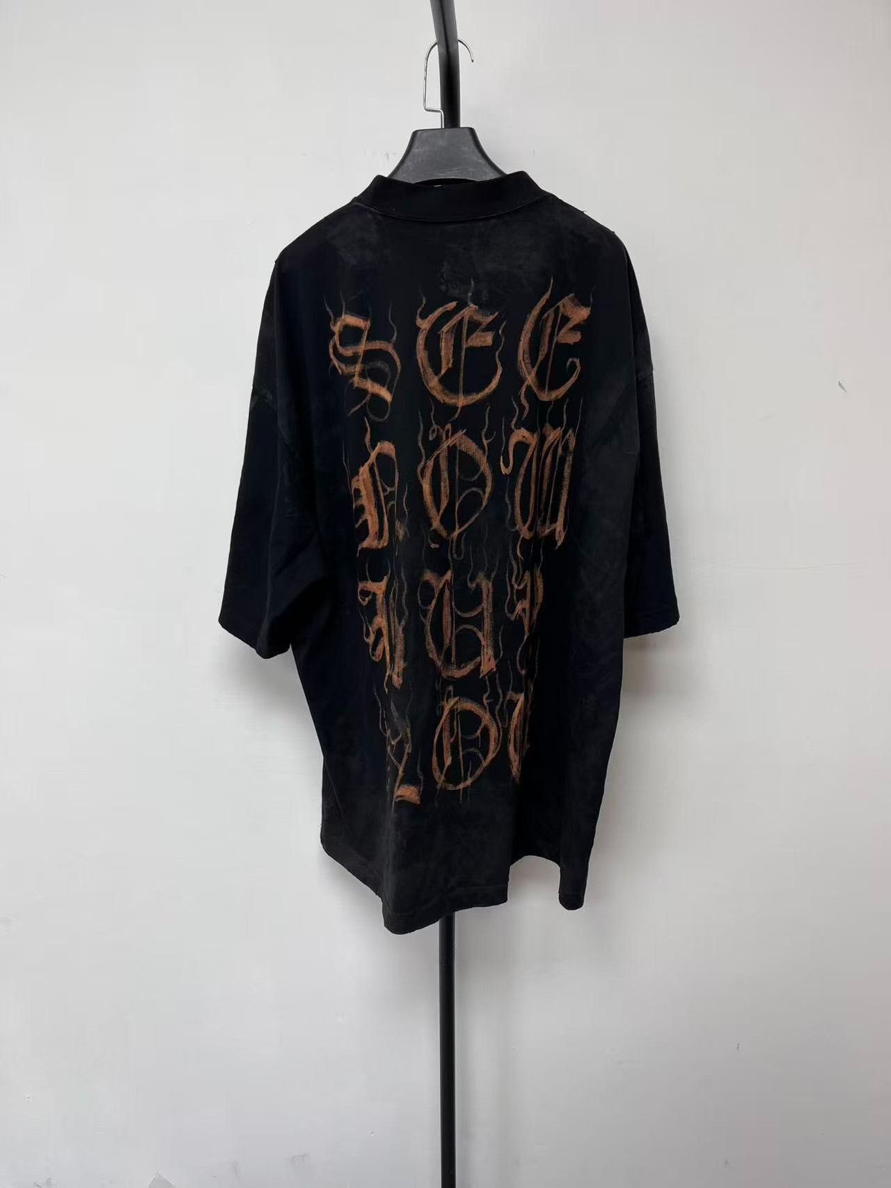 Balenciaga Balenciaga Abstract Logo Print T-Shirt Size US S / EU 44-46 / 1 - 2 Thumbnail