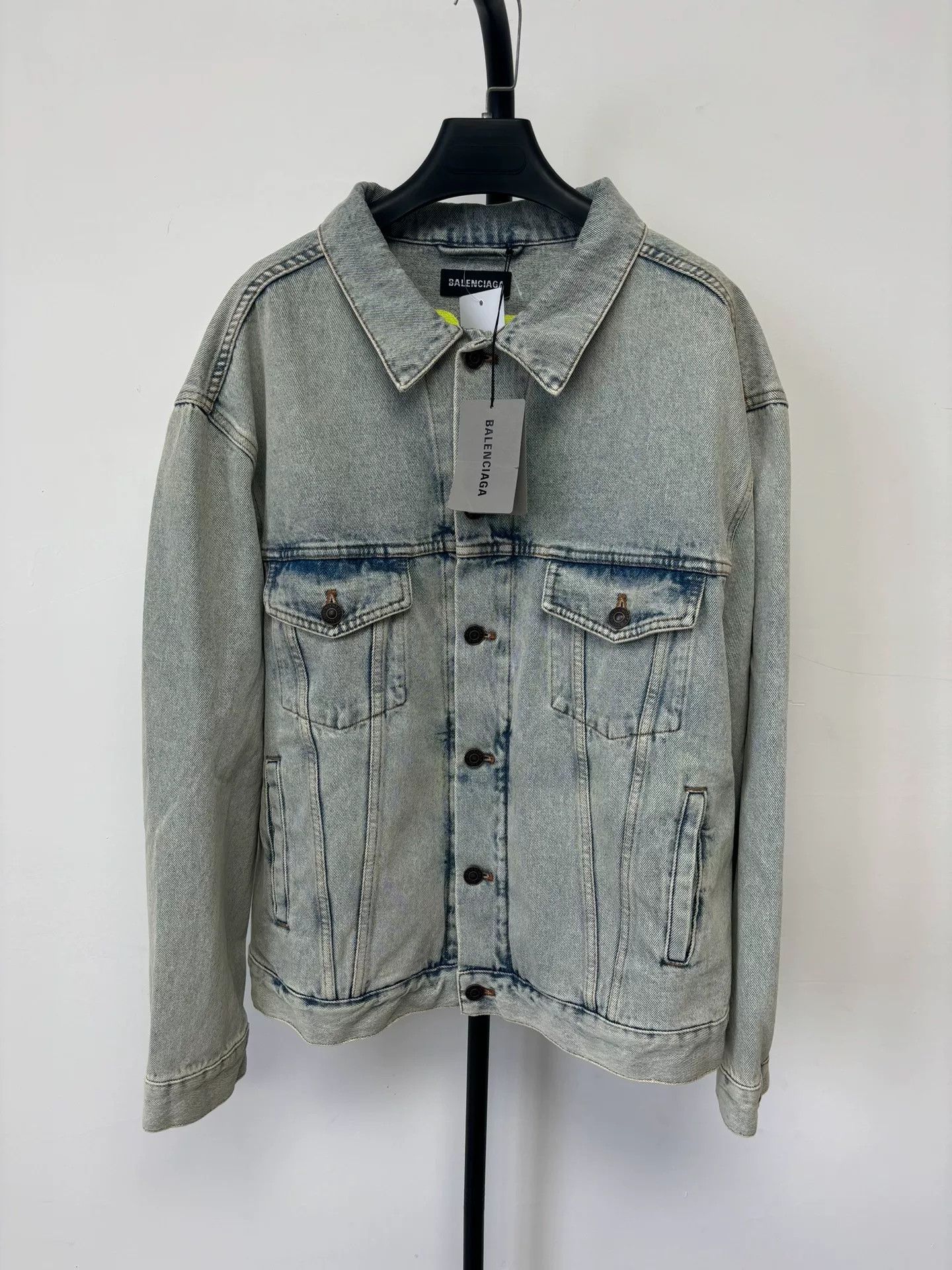 Balenciaga Balenciaga Embroidered Logo Single-Breasted Jacket Size US L / EU 52-54 / 3 - 2 Thumbnail