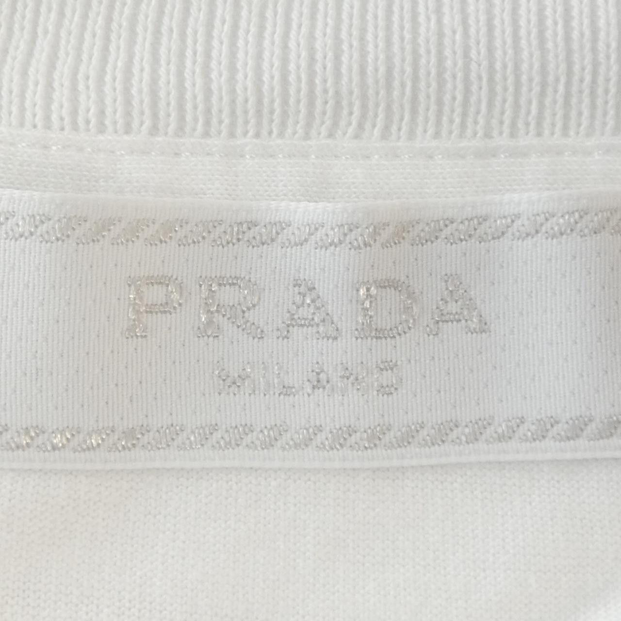 Prada Prada Prada Cotton T Shirt Textile T-Shirts DNA829 S221 11CD DUTY FREE for USA Size ONE SIZE - 4 Thumbnail