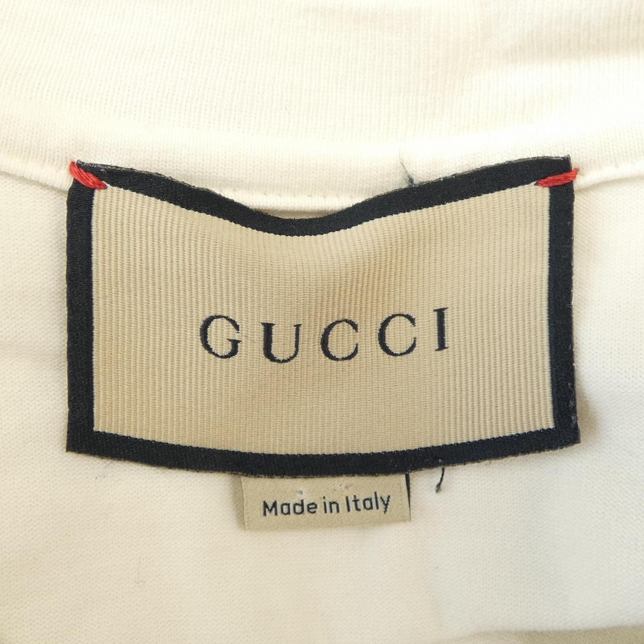 Gucci Gucci Gucci Blade Print Cotton T Shirt Textile T-Shirts 565806XJAZY DUTY FREE for USA Size ONE SIZE - 4 Thumbnail