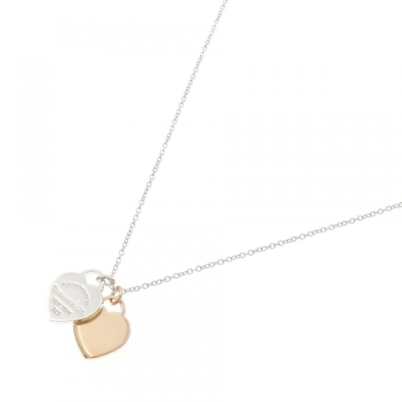 Tiffany & Co. Tiffany & Co. Tiffany & Co. Return to Tiffany 925 Silver 750 Pink Gold Necklace Precious Metal Necklace DUTY FREE for USA Size ONE SIZE - 2 Thumbnail