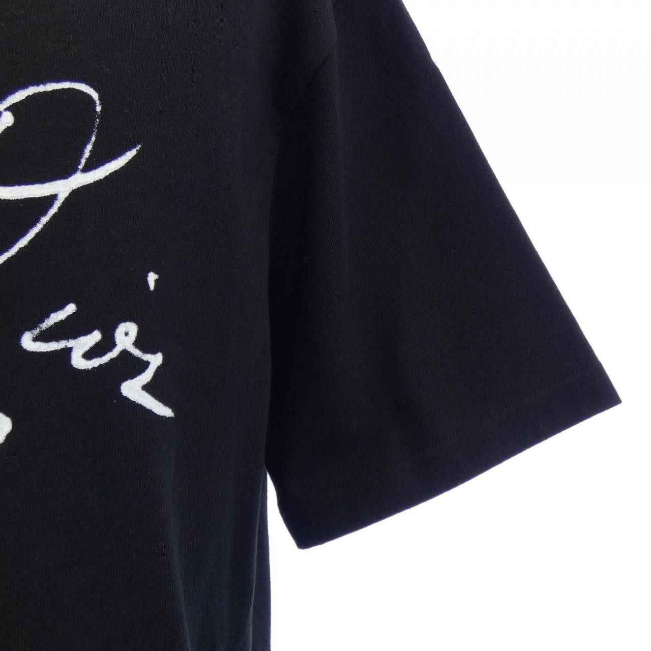 Dior Dior Dior Handwritten Christian Dior Cotton T Shirt Textile T-Shirts 493J696F0554 DUTY FREE for USA Size ONE SIZE - 6 Thumbnail