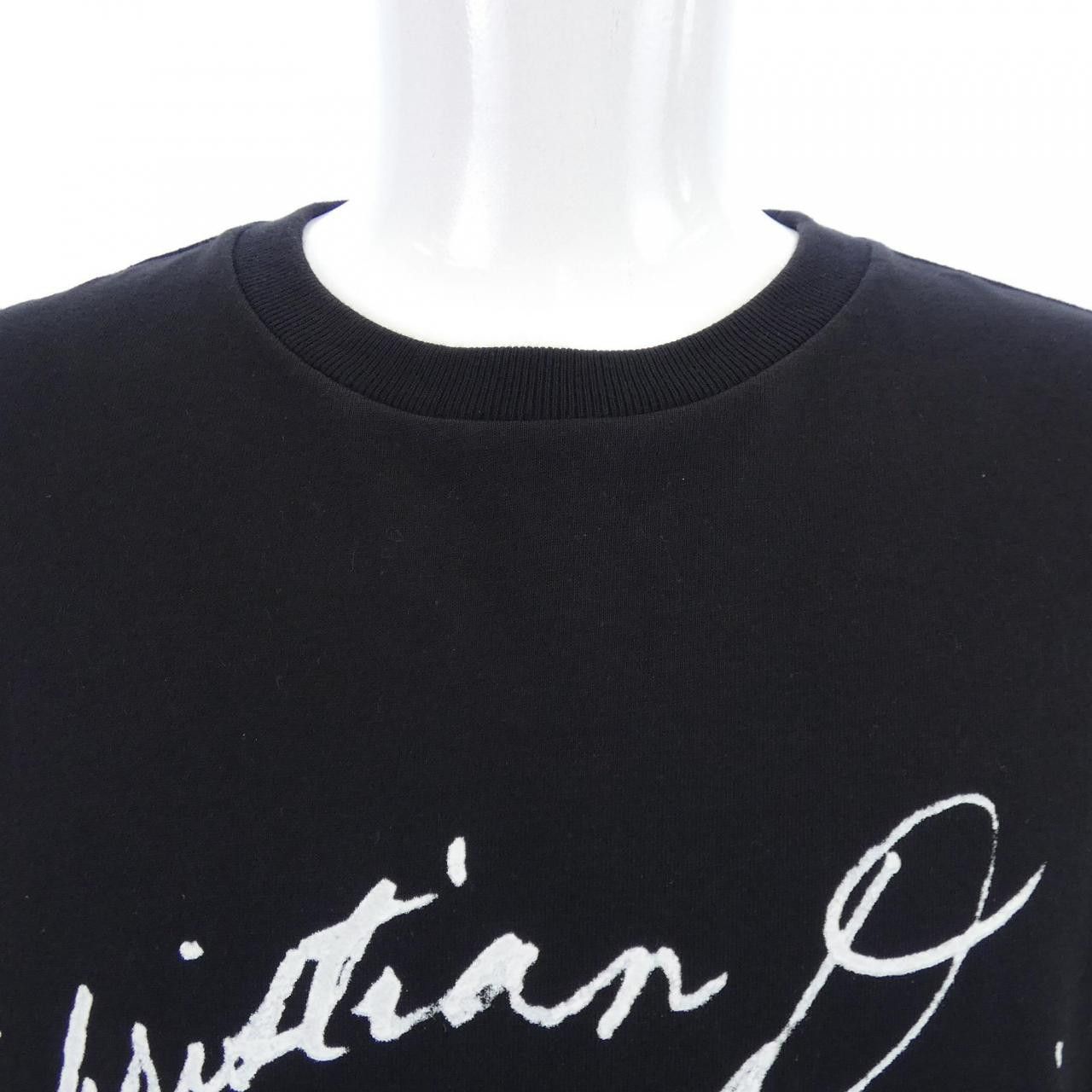 Dior Dior Dior Handwritten Christian Dior Cotton T Shirt Textile T-Shirts 493J696F0554 DUTY FREE for USA Size ONE SIZE - 5 Thumbnail