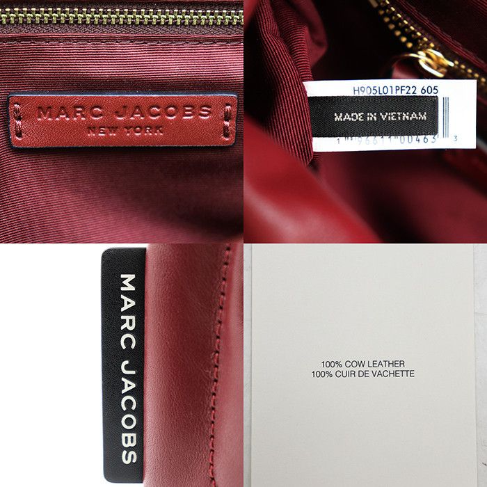 Marc Jacobs Marc Jacobs MARC JACOBS Cow Leather Handbag Leather Handbag DUTY FREE for USA Size ONE SIZE - 10 Thumbnail