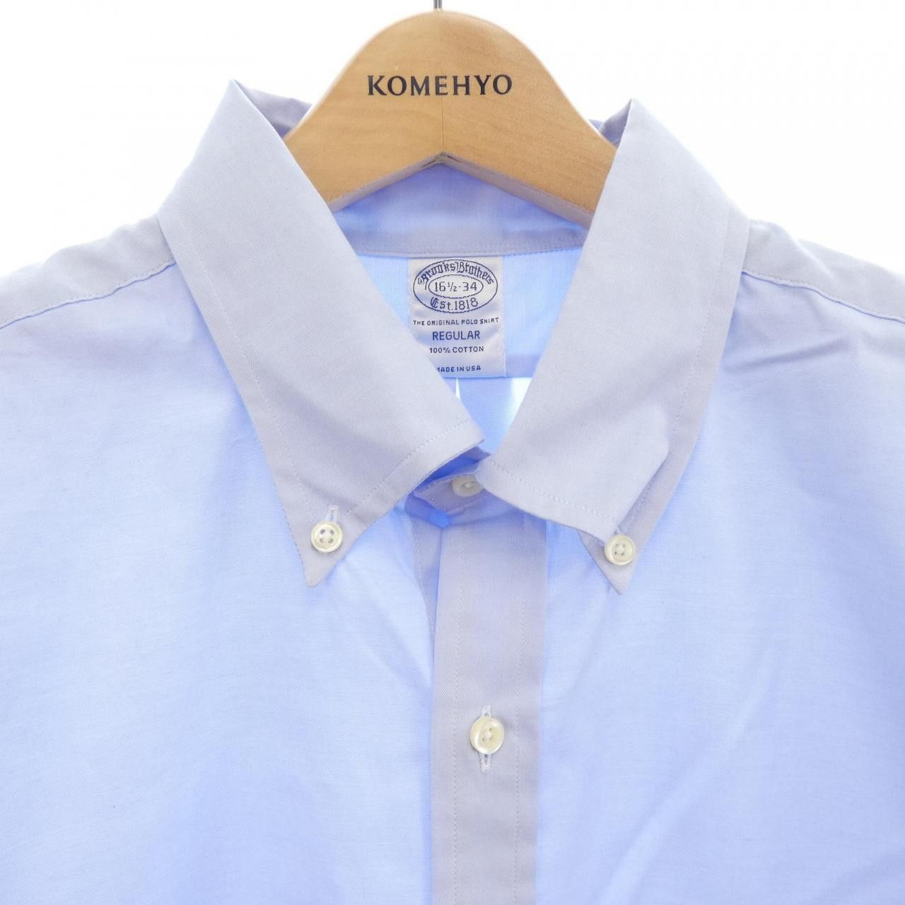 Brooks Brothers Brooks Brothers Brooks Brothers Cotton Shirt Textile Dress Shirt DUTY FREE for USA Size ONE SIZE - 4 Thumbnail