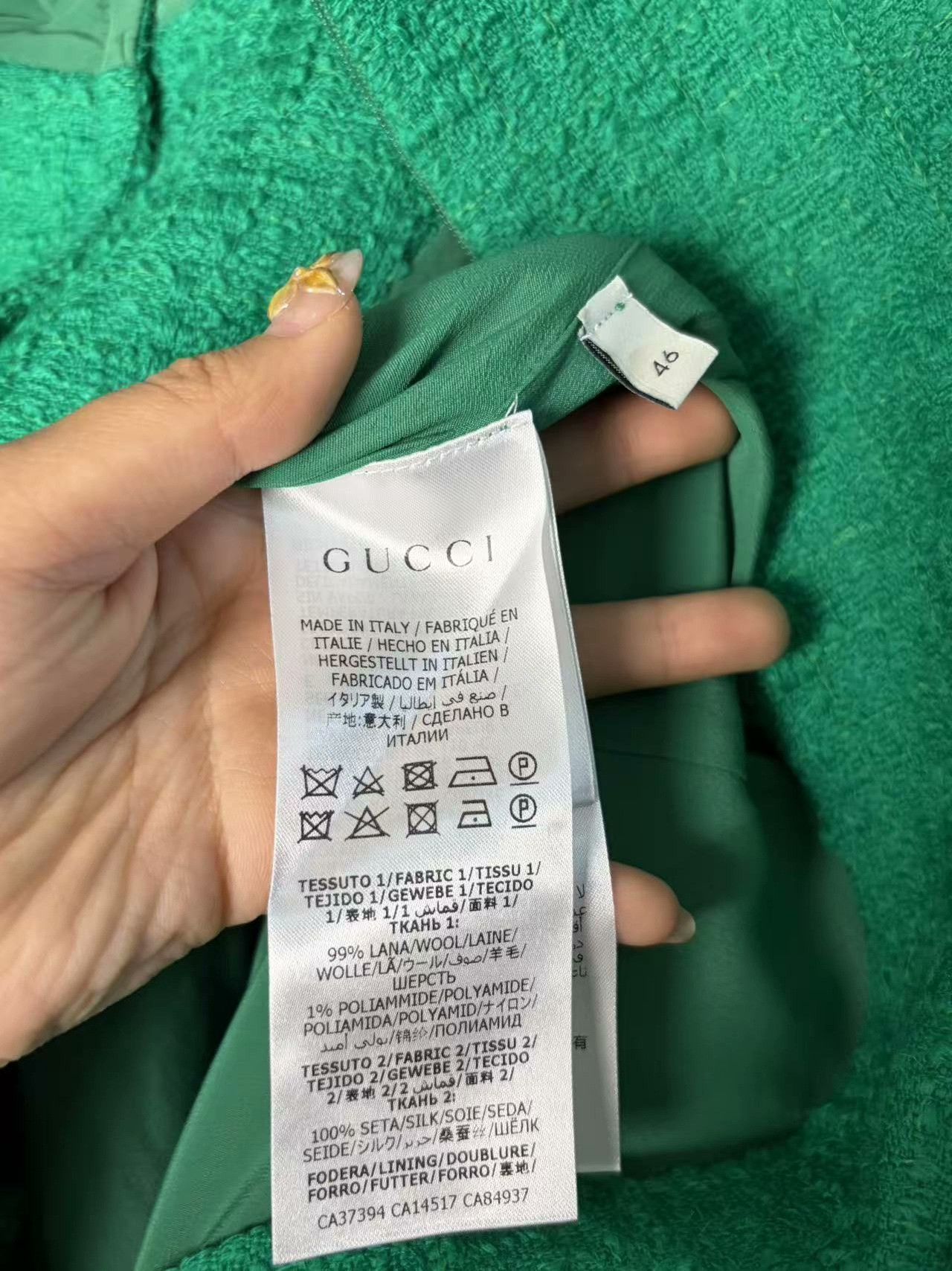 Gucci Gucci Wool White T-Shirt M Women Size M / US 6-8 / IT 42-44 - 4 Thumbnail