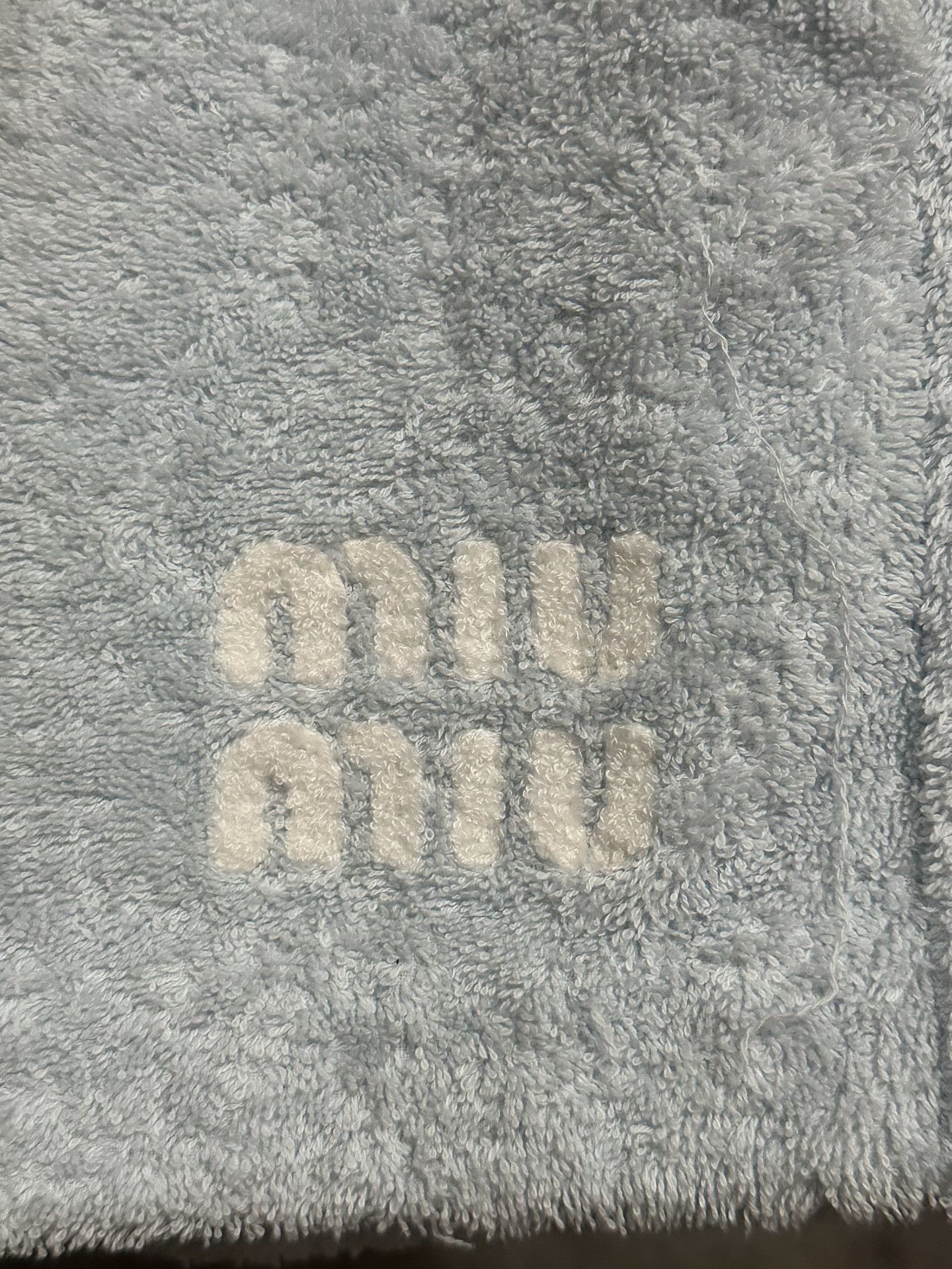 Miu Miu Miu Miu Terry Cloth Logo Shorts Size 40 Size 27" / US 4 / IT 40 - 2 Thumbnail
