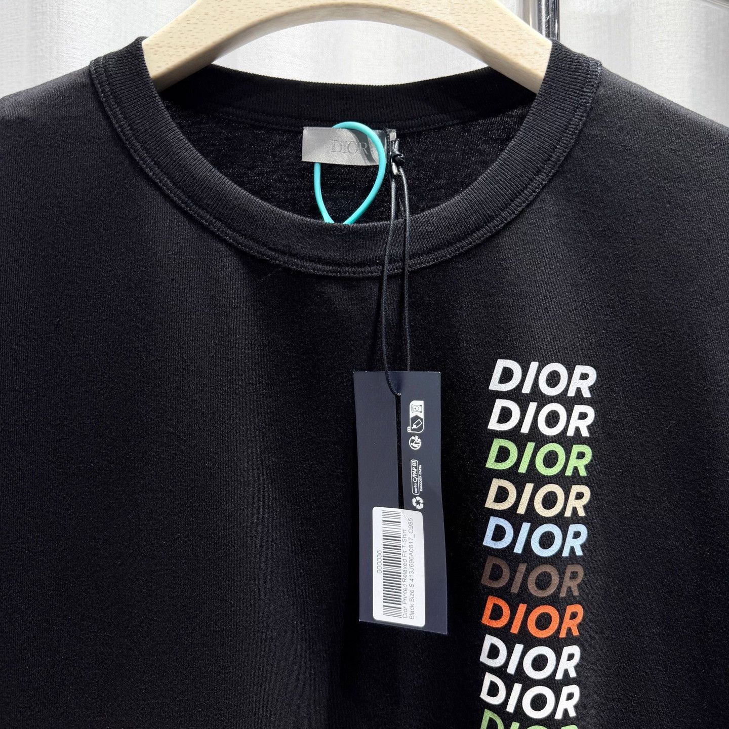 Dior Dior Rainbow Logo Print T-Shirt S Size US S / EU 44-46 / 1 - 3 Thumbnail