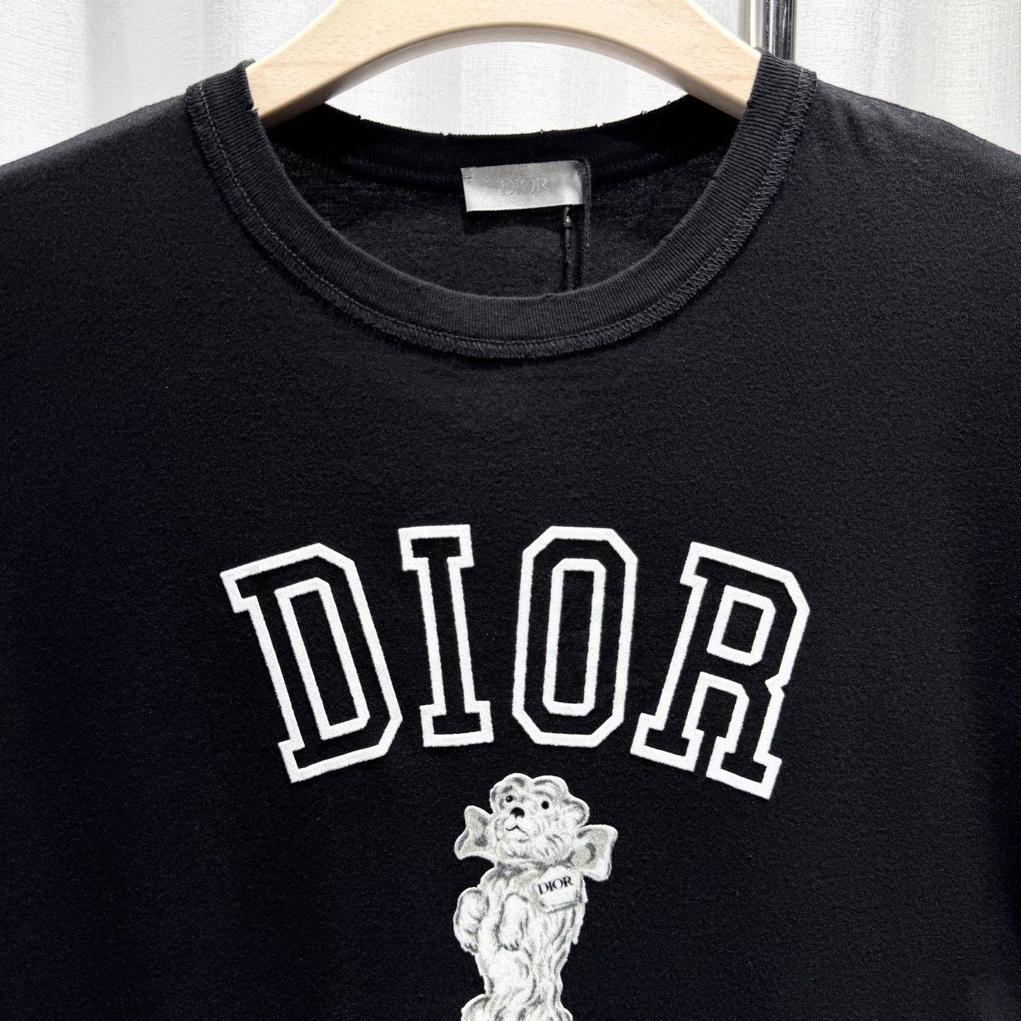 Dior Dior 1947 Flocked Logo T-Shirt S Size US S / EU 44-46 / 1 - 3 Thumbnail