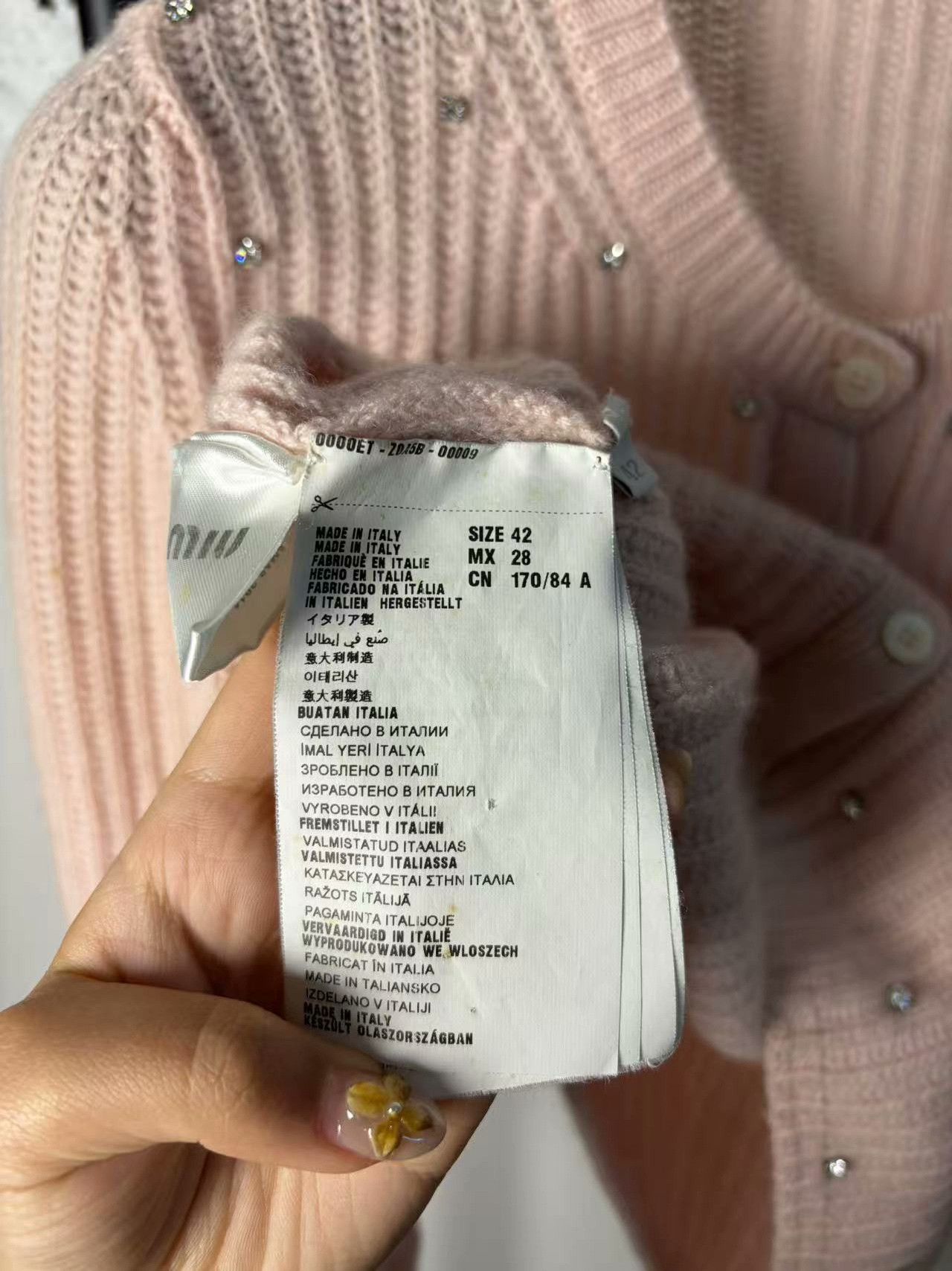 Miu Miu Miu Miu White Sweater M Women Size M / US 6-8 / IT 42-44 - 5 Thumbnail