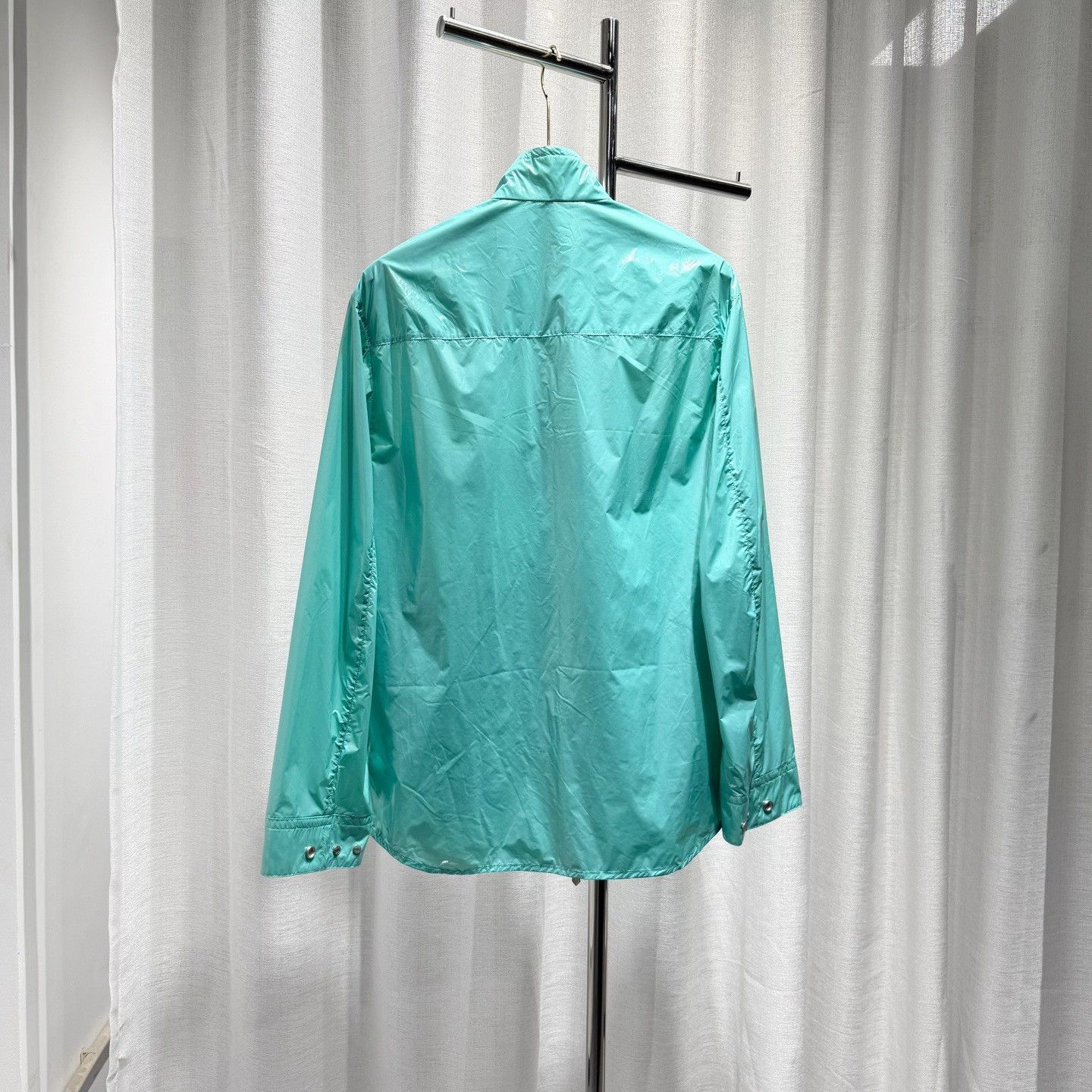 Hermes Hermes Mint Green Polyamide Light Jacket 46 Size US S / EU 44-46 / 1 - 2 Thumbnail