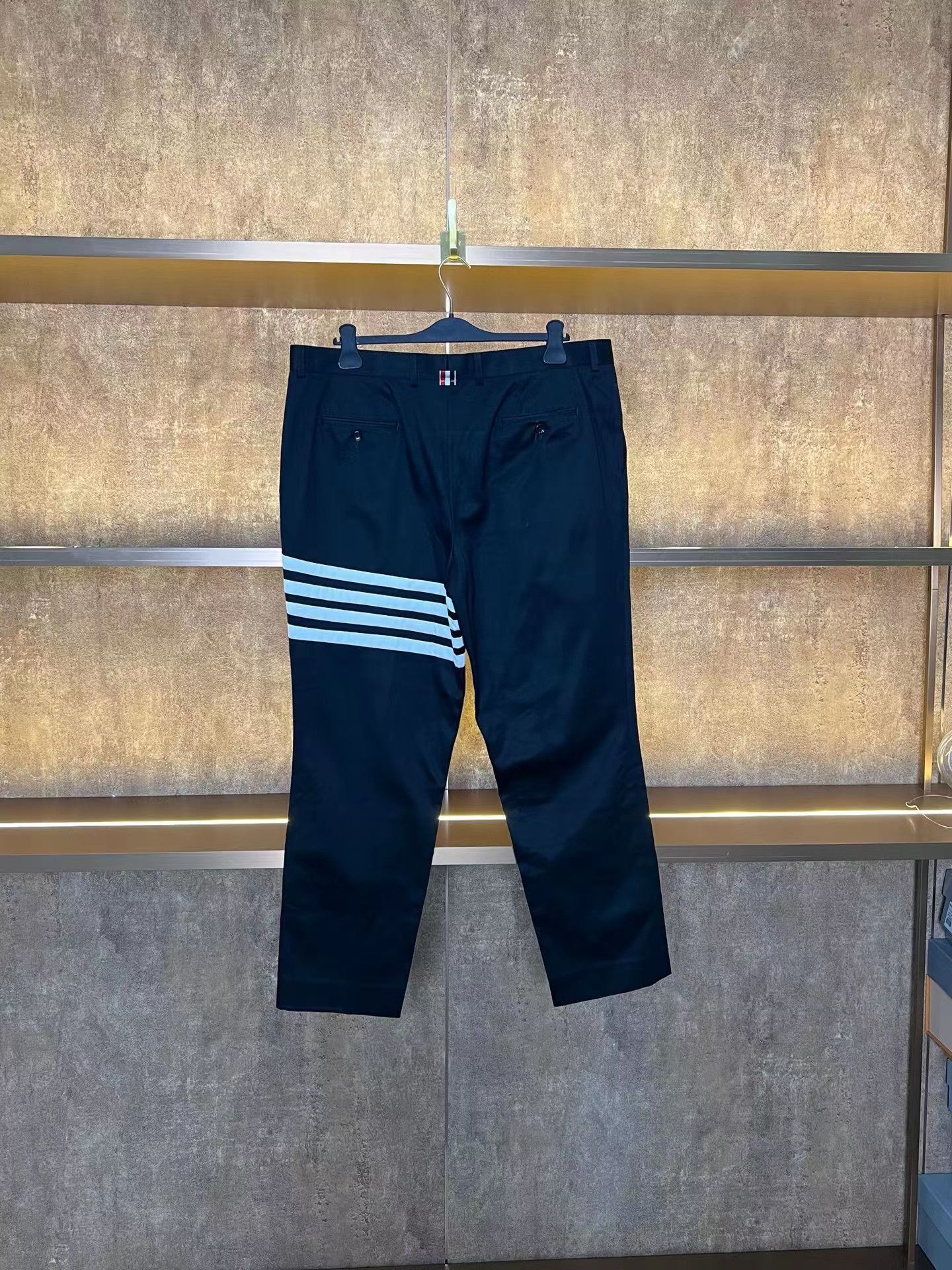 Thom Browne Thom Browne 4-Bar Stripe Trousers Size 5 Size US 41 - 2 Thumbnail