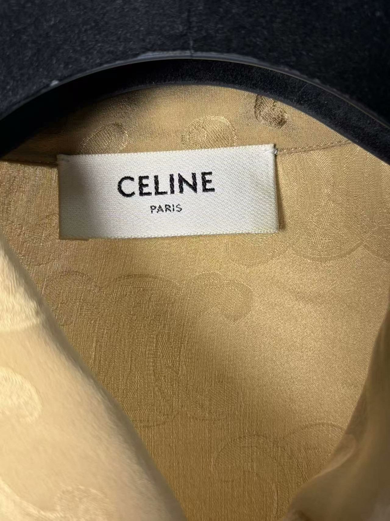 Celine Celine Silk White Button Up M Women Size M / US 6-8 / IT 42-44 - 3 Thumbnail