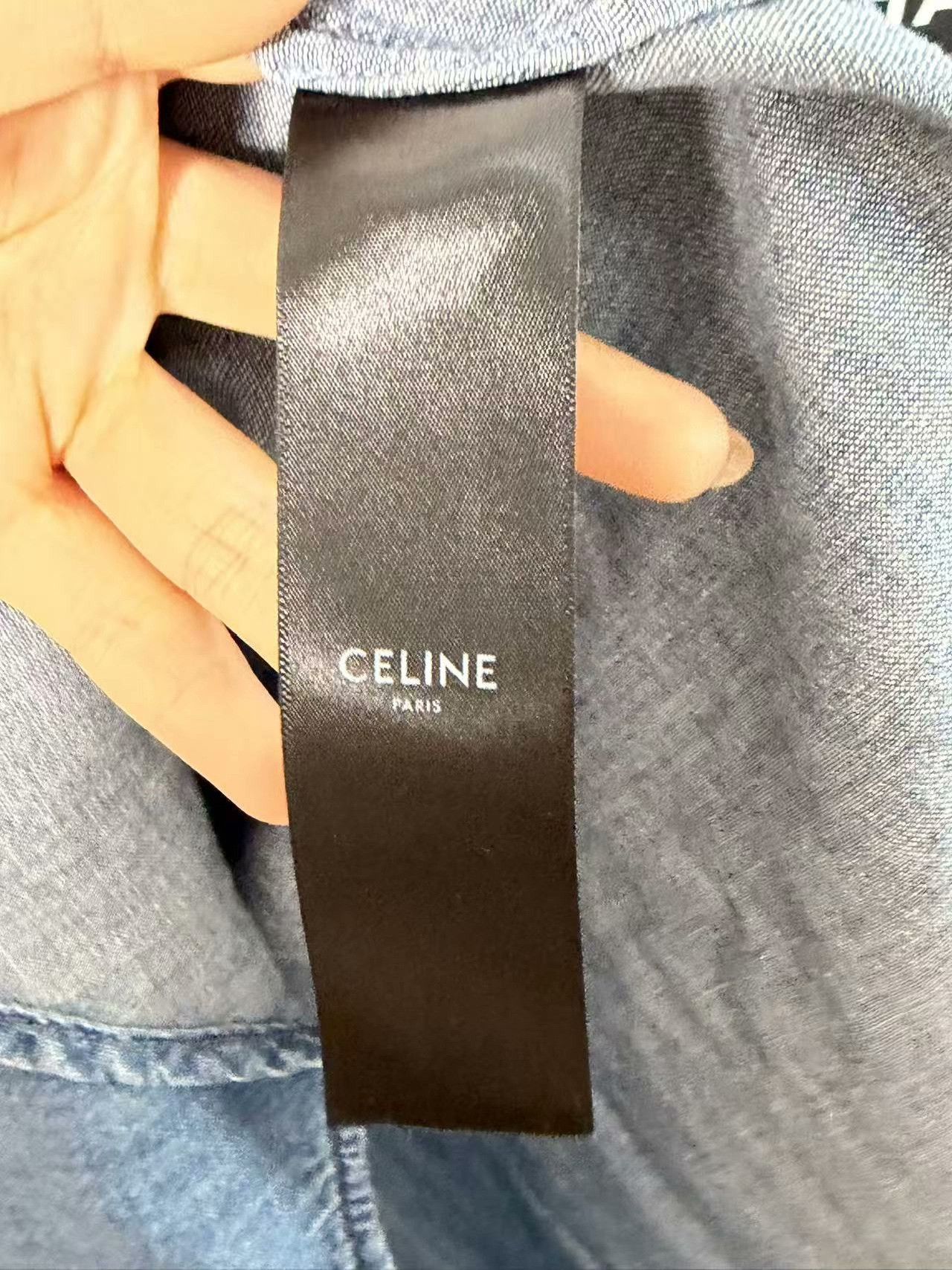 Celine Celine Retro White Shirt l Men Size US L / EU 52-54 / 3 - 4 Thumbnail