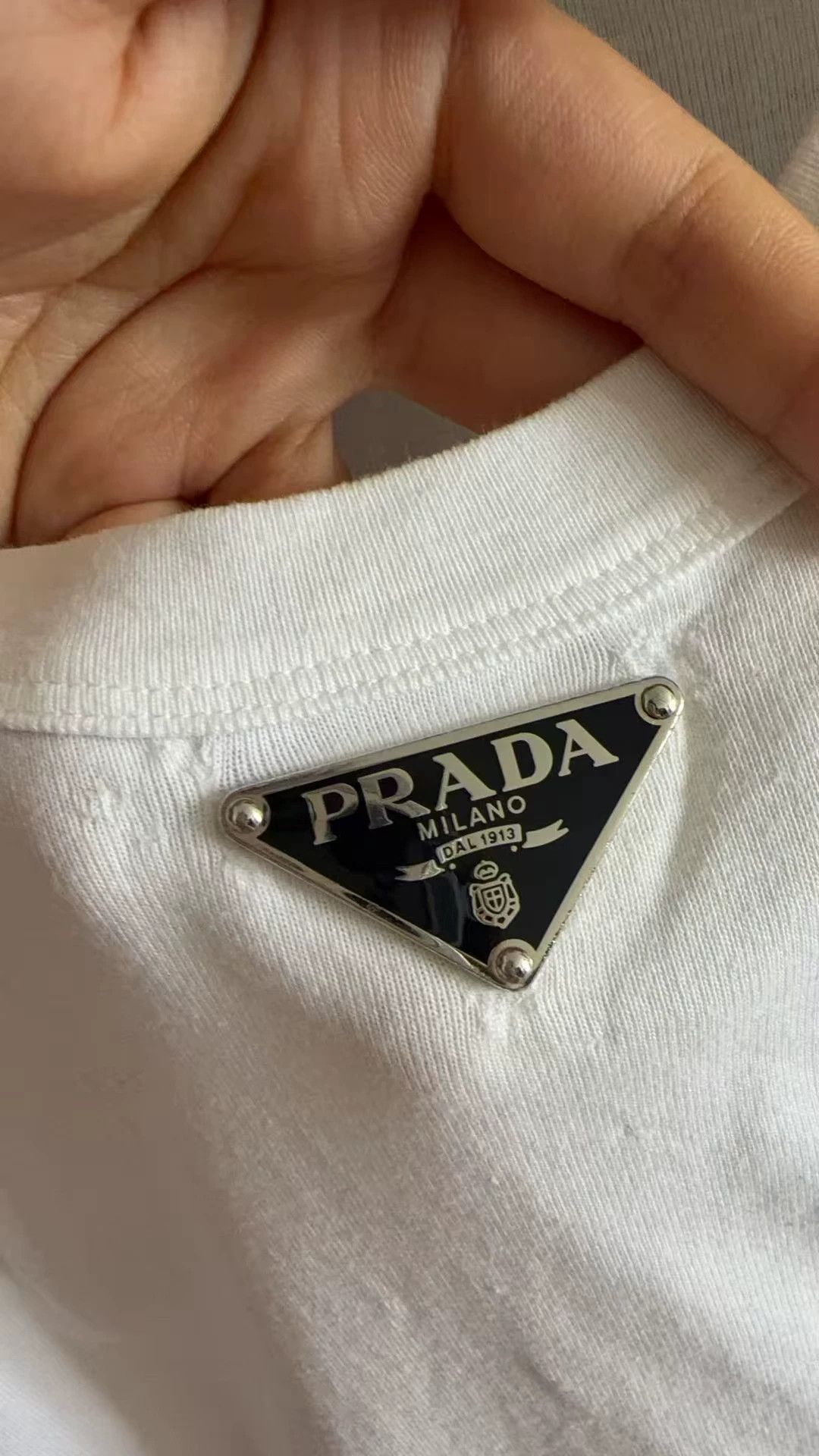 Prada Prada Metallic White Tank Top XXL Women Size XXL / US 16-18 / IT 52-54 - 3 Thumbnail