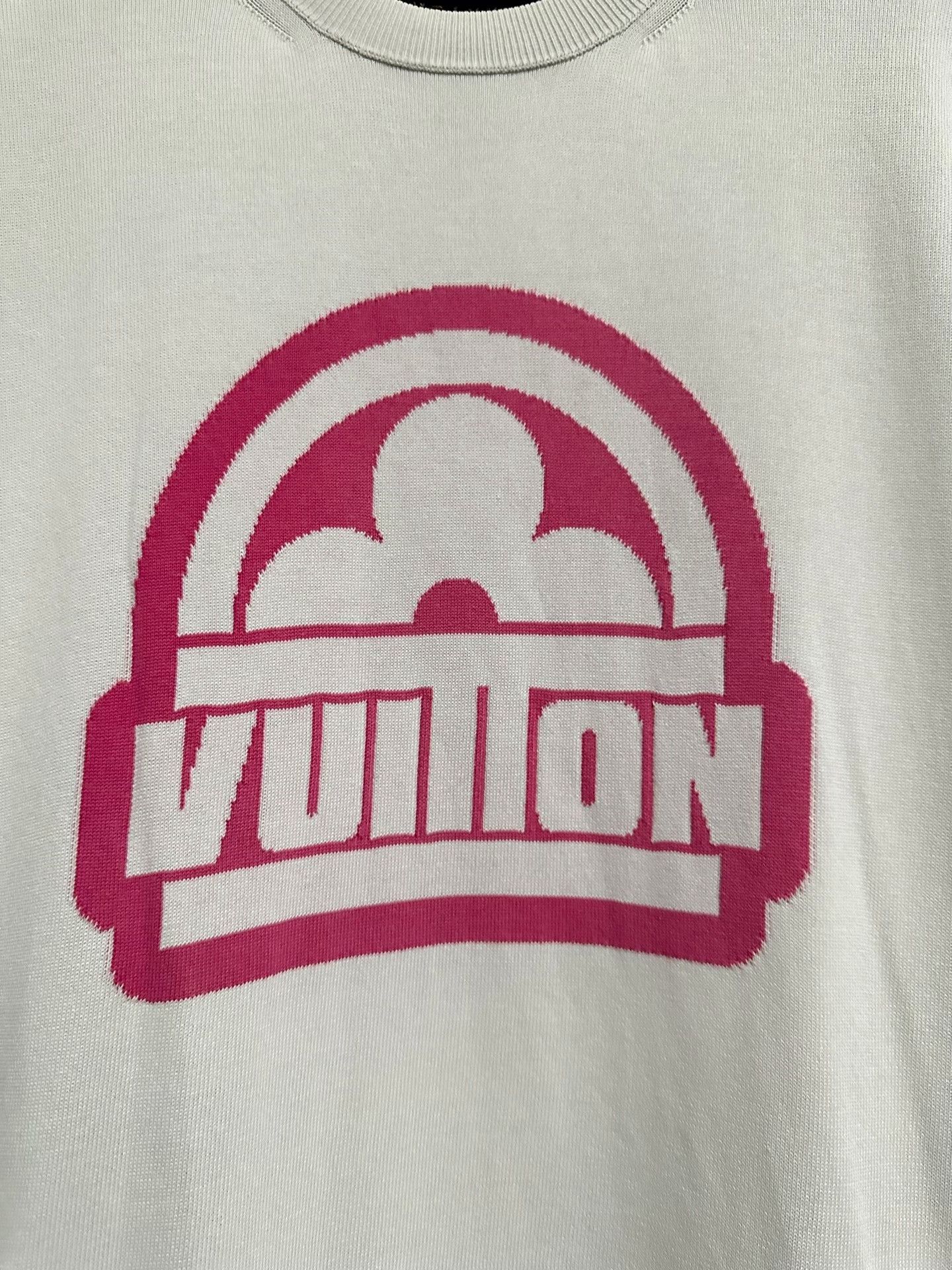 Louis Vuitton Louis Vuitton Intarsia Logo Knit T-Shirt M Size US M / EU 48-50 / 2 - 2 Thumbnail