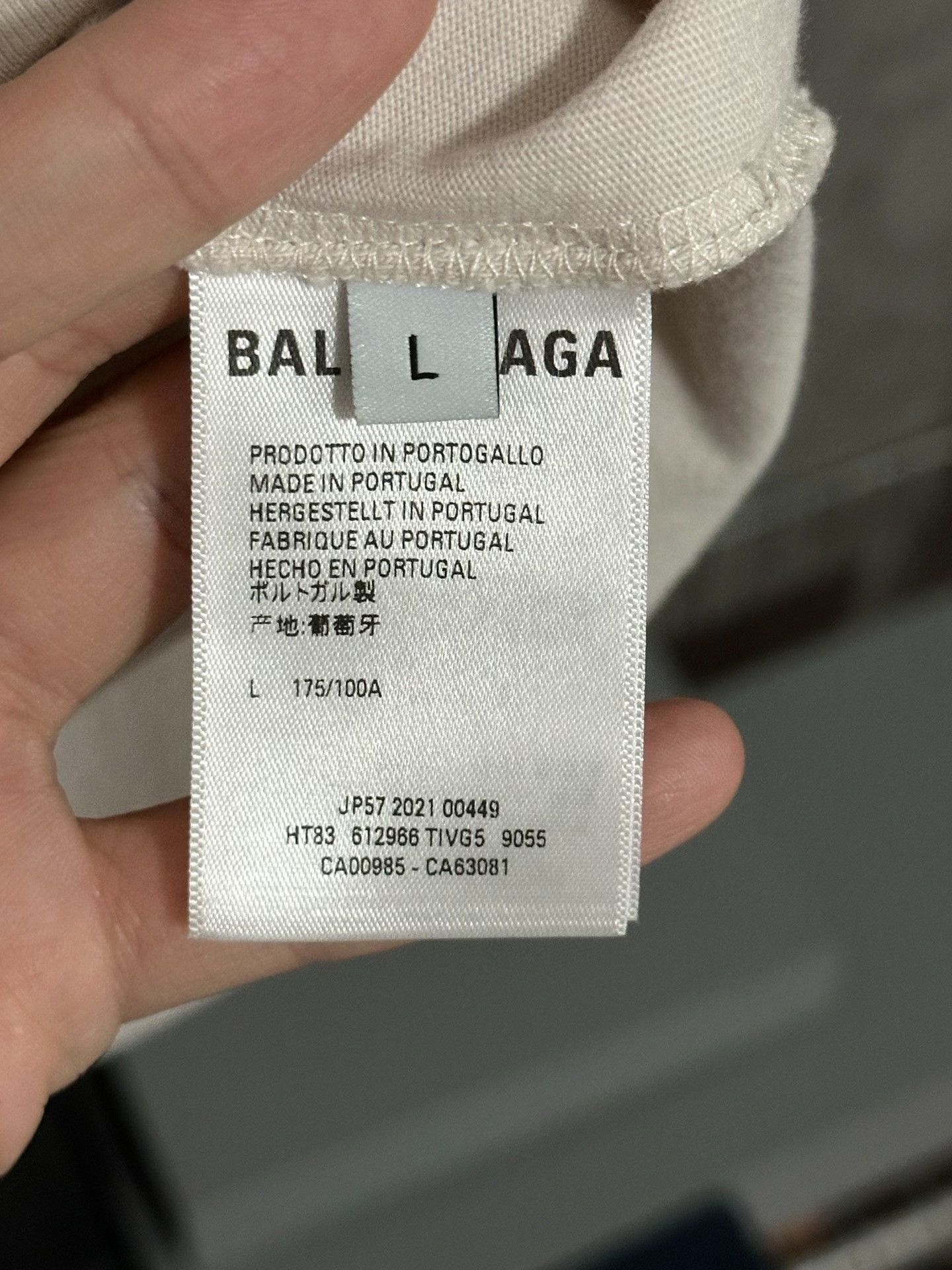 Balenciaga Balenciaga Logo Print T-Shirt Size L Size US L / EU 52-54 / 3 - 3 Thumbnail