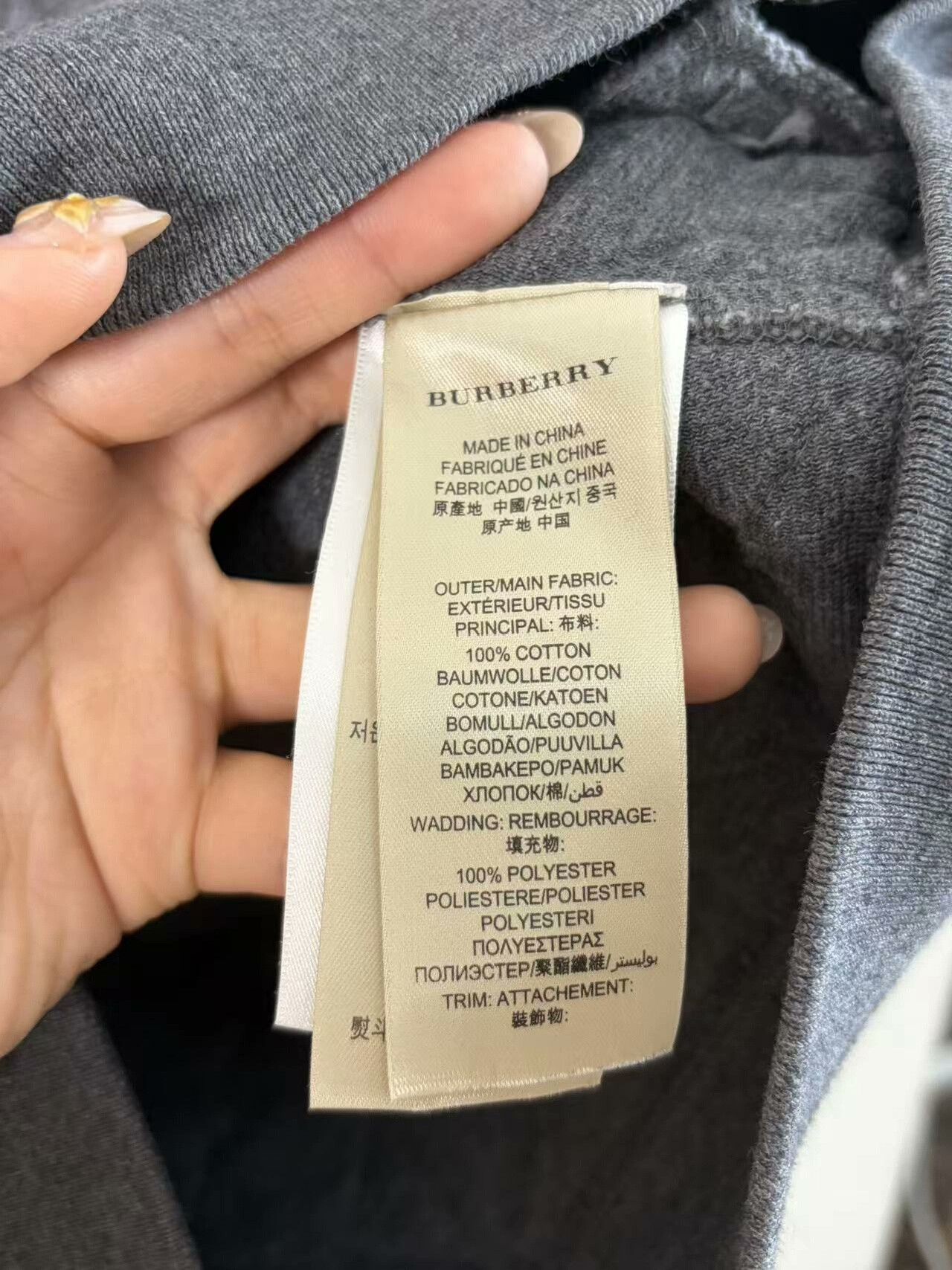 Burberry Burberry Plaid Cotton White Heavy Coat m Men Size US M / EU 48-50 / 2 - 4 Thumbnail