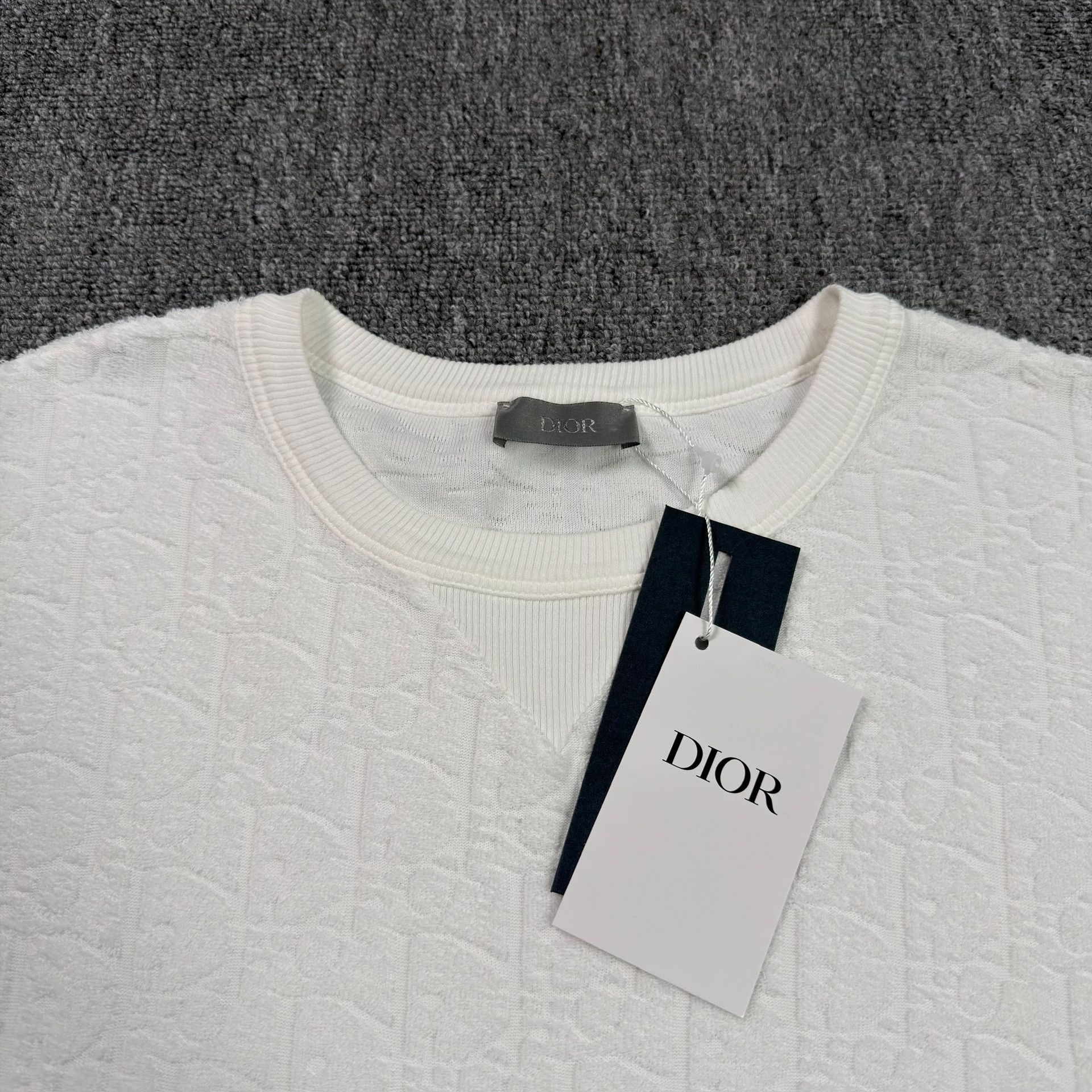 Dior Dior Oblique Terry T-Shirt L Size US L / EU 52-54 / 3 - 3 Thumbnail