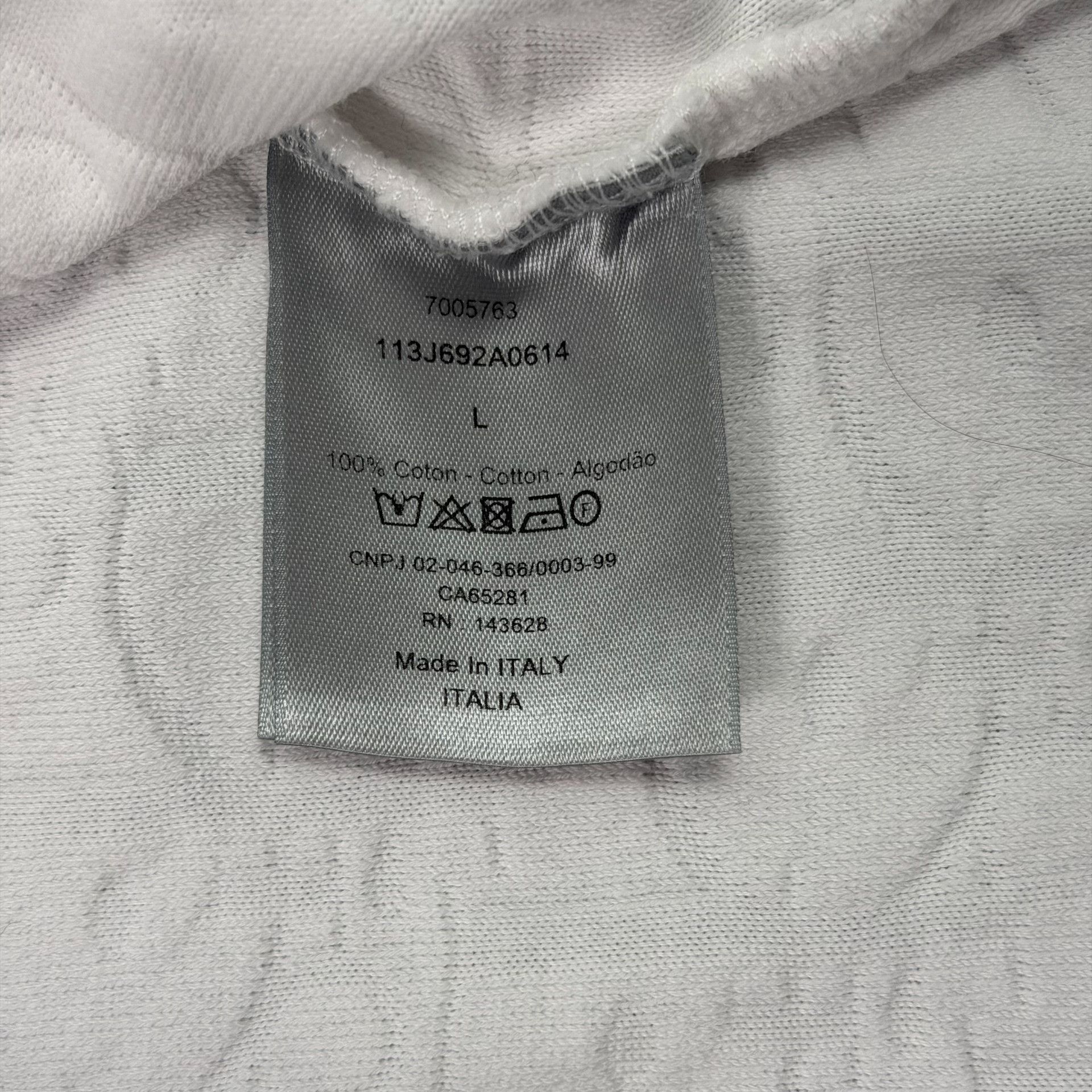 Dior Dior Oblique Terry T-Shirt L Size US L / EU 52-54 / 3 - 6 Thumbnail