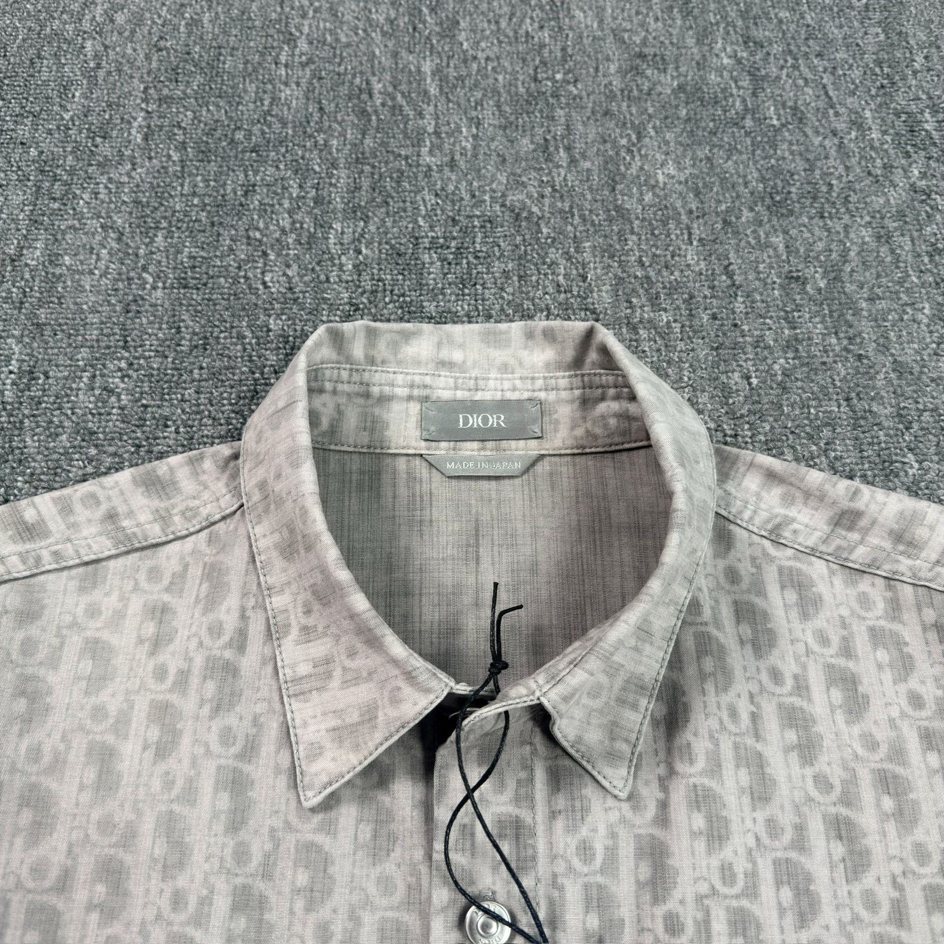 Dior Dior Oblique Pattern Short Sleeve Shirt 41 Size US L / EU 52-54 / 3 - 3 Thumbnail