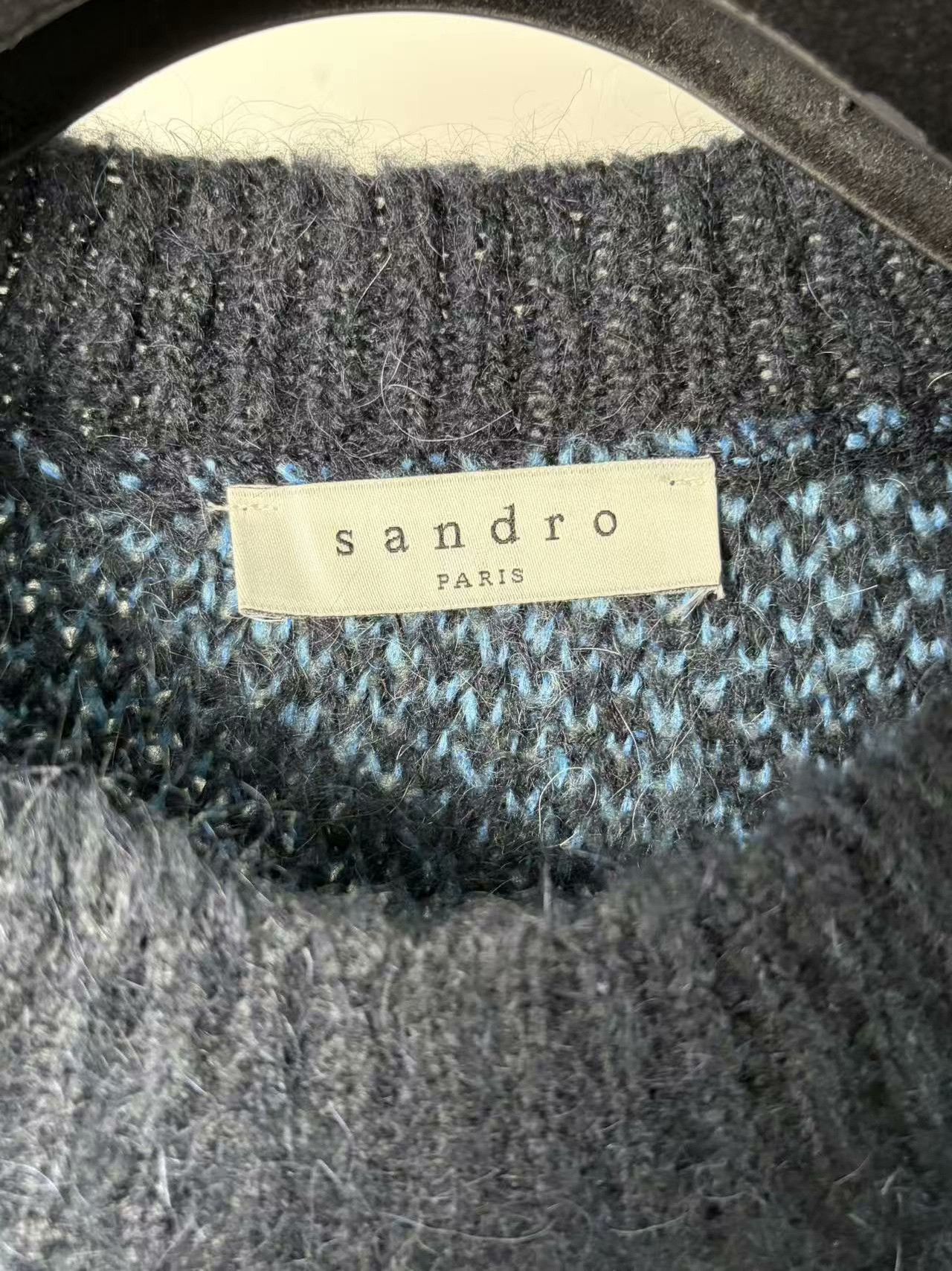 Sandro Sandro Knit White Sweater M Women Size M / US 6-8 / IT 42-44 - 4 Thumbnail