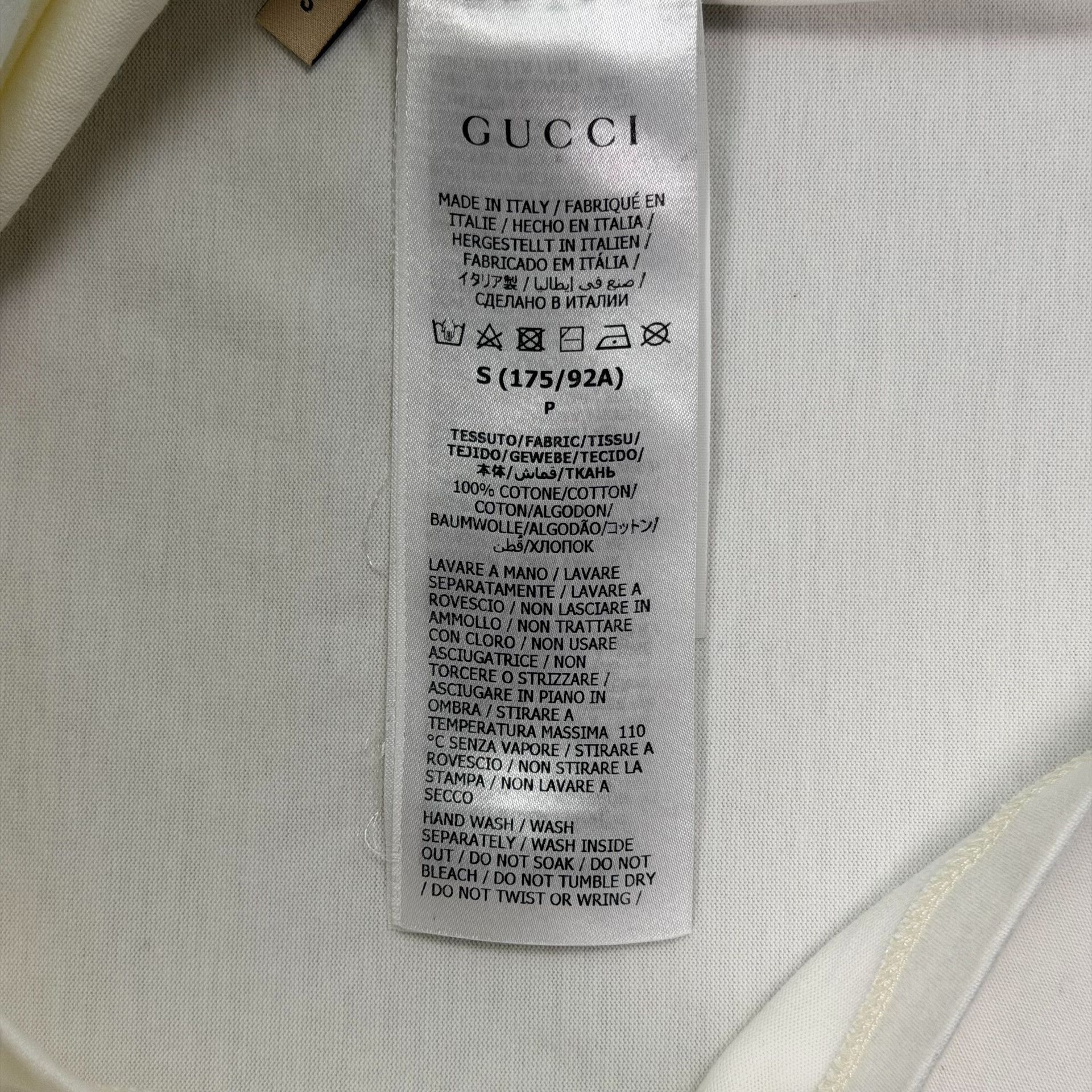 Gucci Gucci Blade Logo Print T-Shirt Size S Size US S / EU 44-46 / 1 - 8 Thumbnail