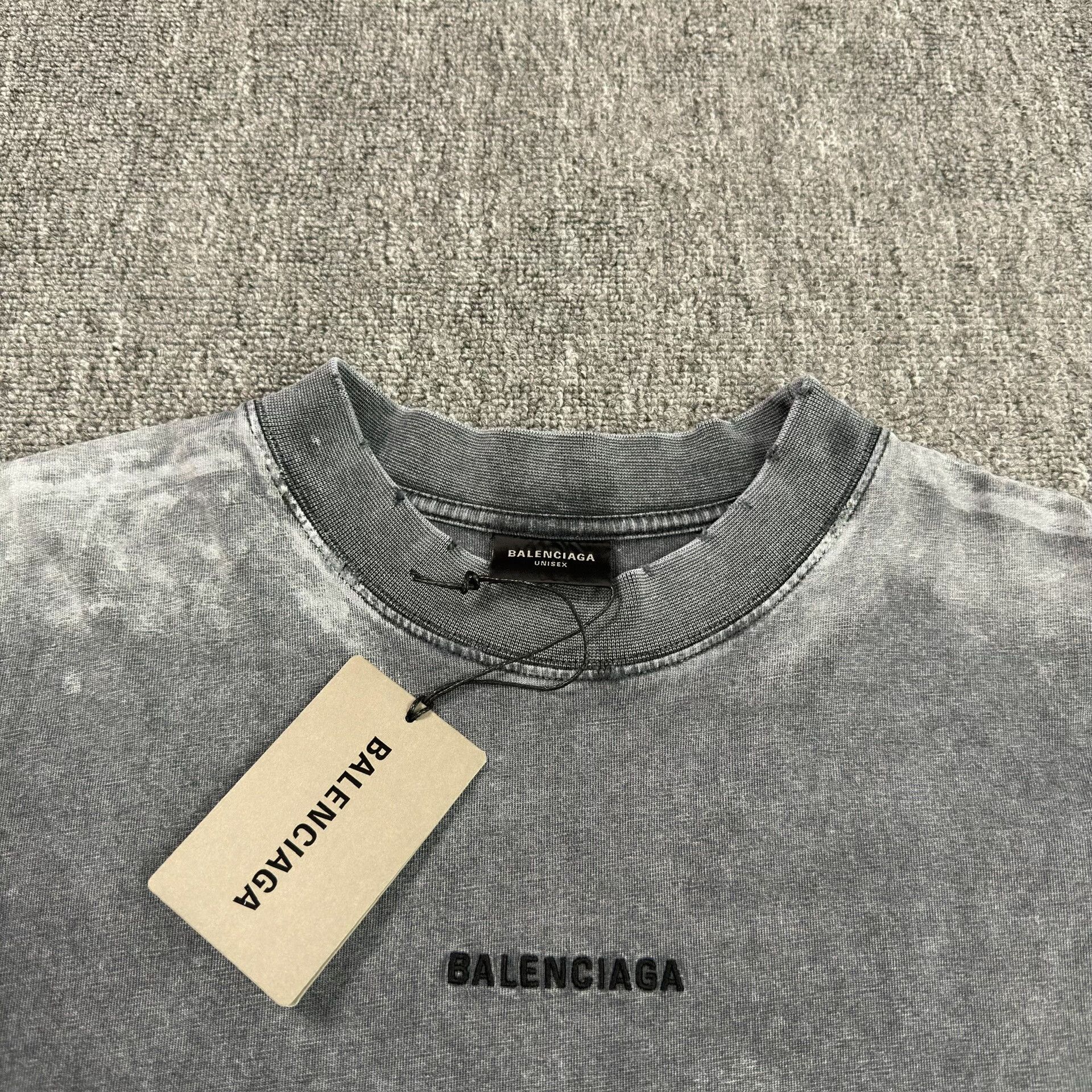 Balenciaga Balenciaga Tie-Dye Logo T-Shirt Size M Size US M / EU 48-50 / 2 - 3 Thumbnail
