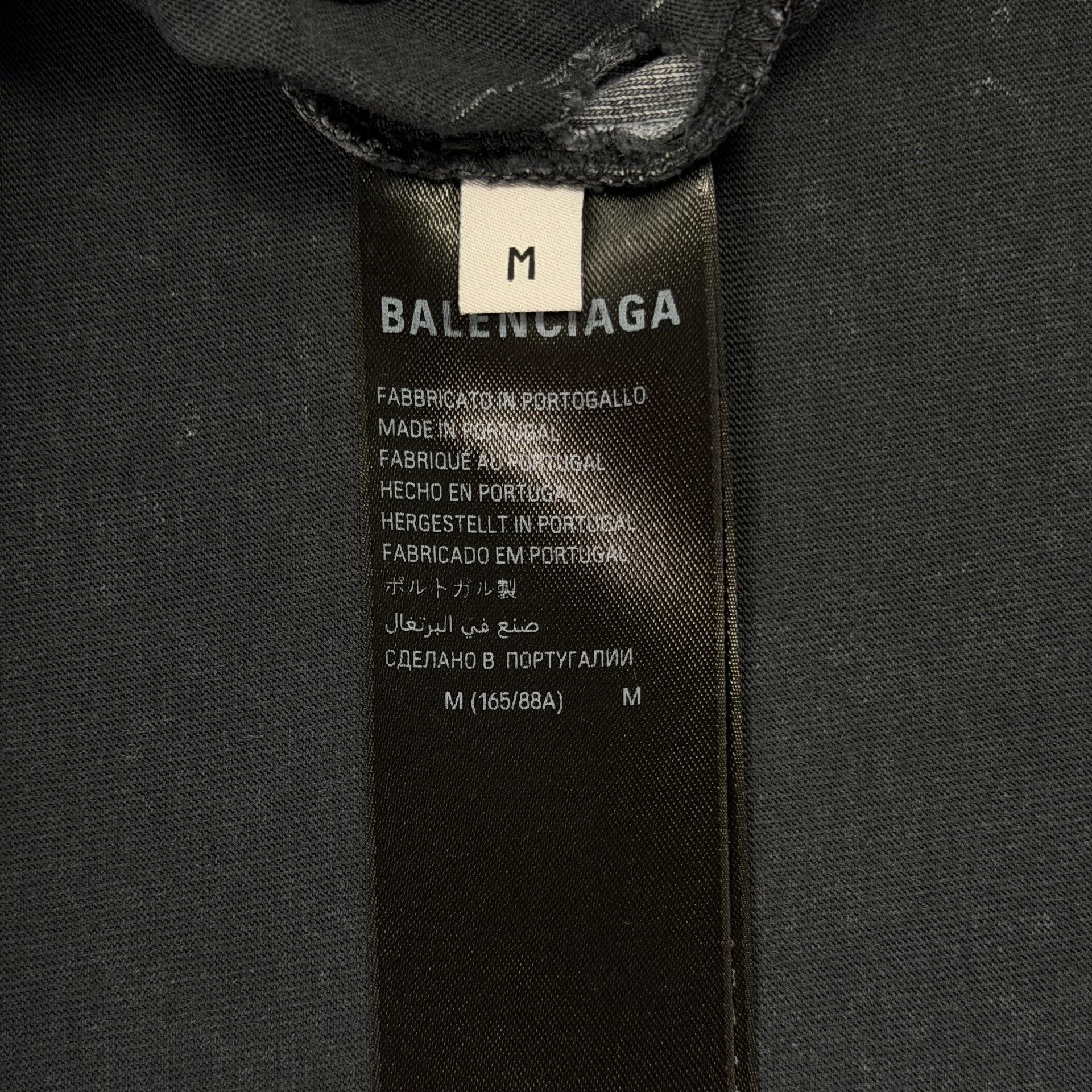 Balenciaga Balenciaga Tie-Dye Logo T-Shirt Size M Size US M / EU 48-50 / 2 - 6 Thumbnail