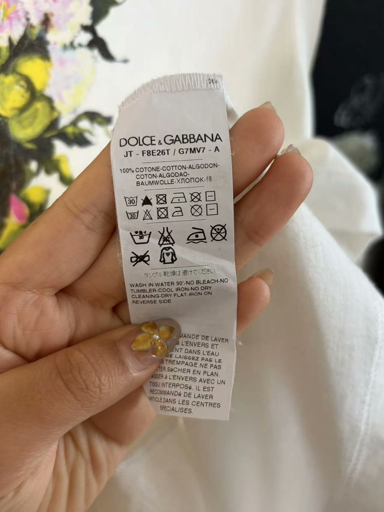 Dolce & Gabbana Dolce & Gabbana White T-Shirt m Men Size US M / EU 48-50 / 2 - 4 Thumbnail