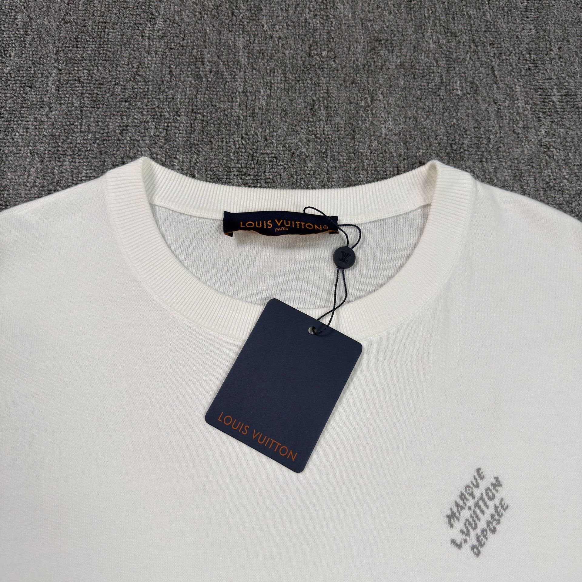 Louis Vuitton Louis Vuitton Monogram Cuff Knit T-Shirt M Size US M / EU 48-50 / 2 - 3 Thumbnail