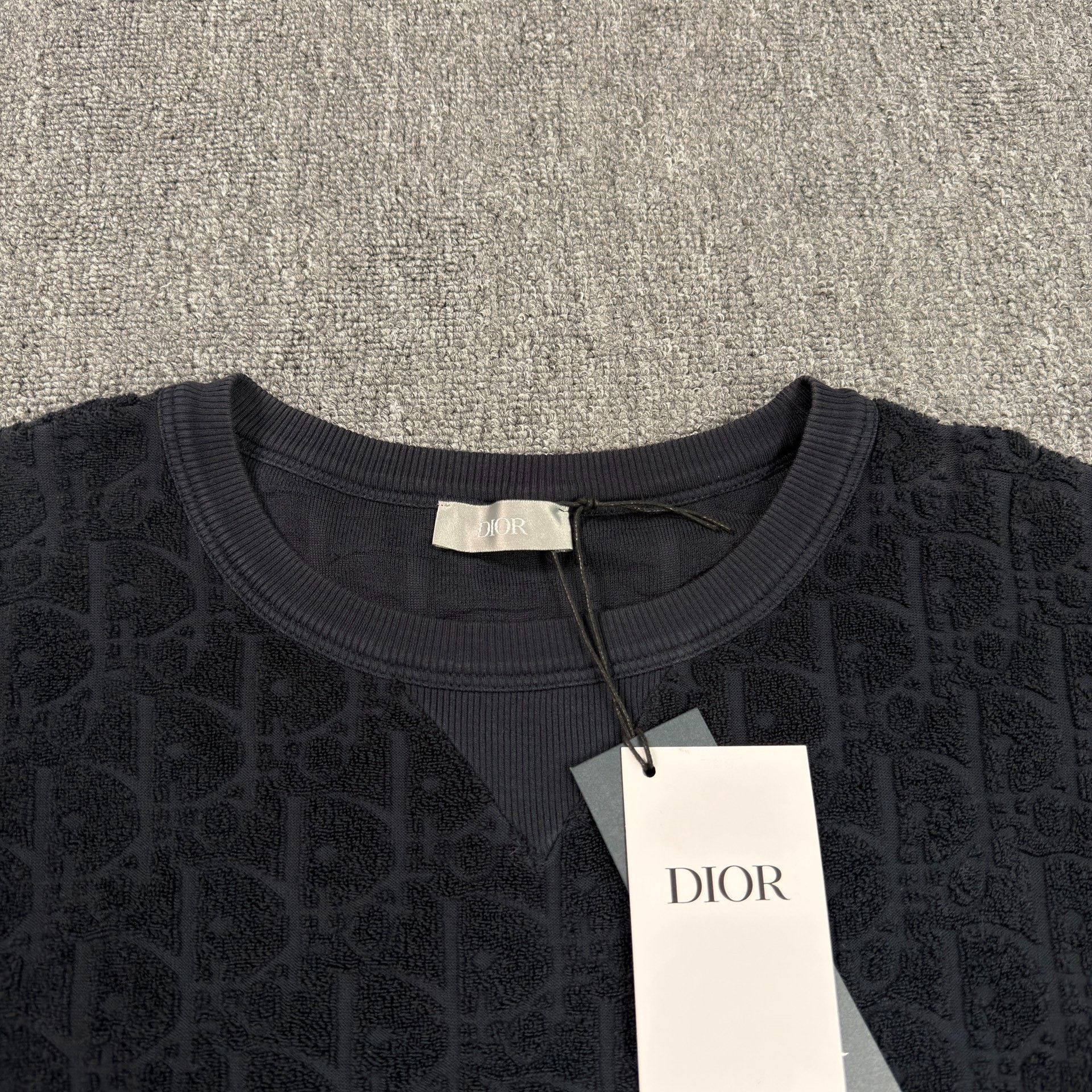 Dior Dior Oblique Terry T-Shirt Size M Size US M / EU 48-50 / 2 - 3 Thumbnail
