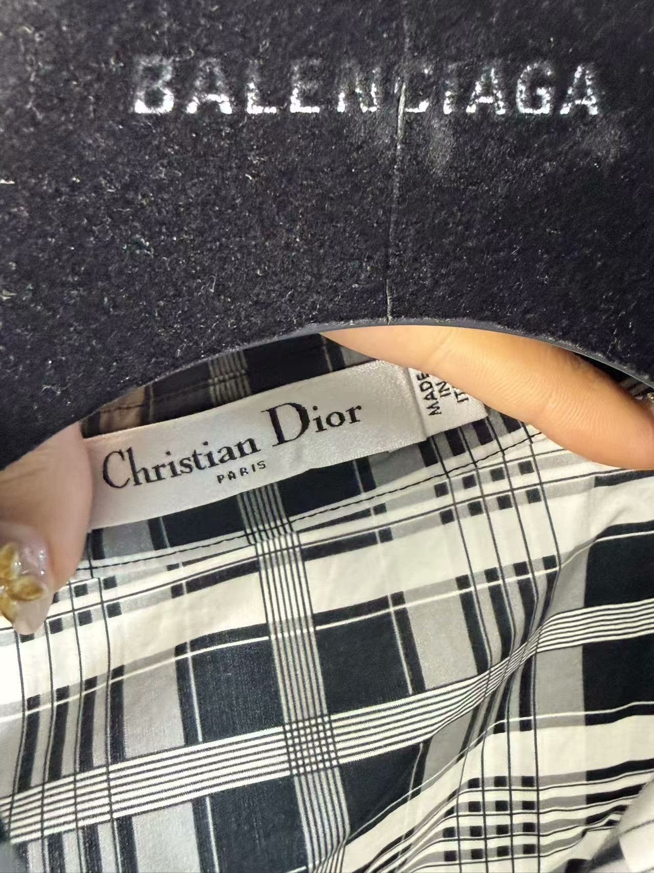 Dior Dior Plaid White Shirt m Men Size US M / EU 48-50 / 2 - 4 Thumbnail