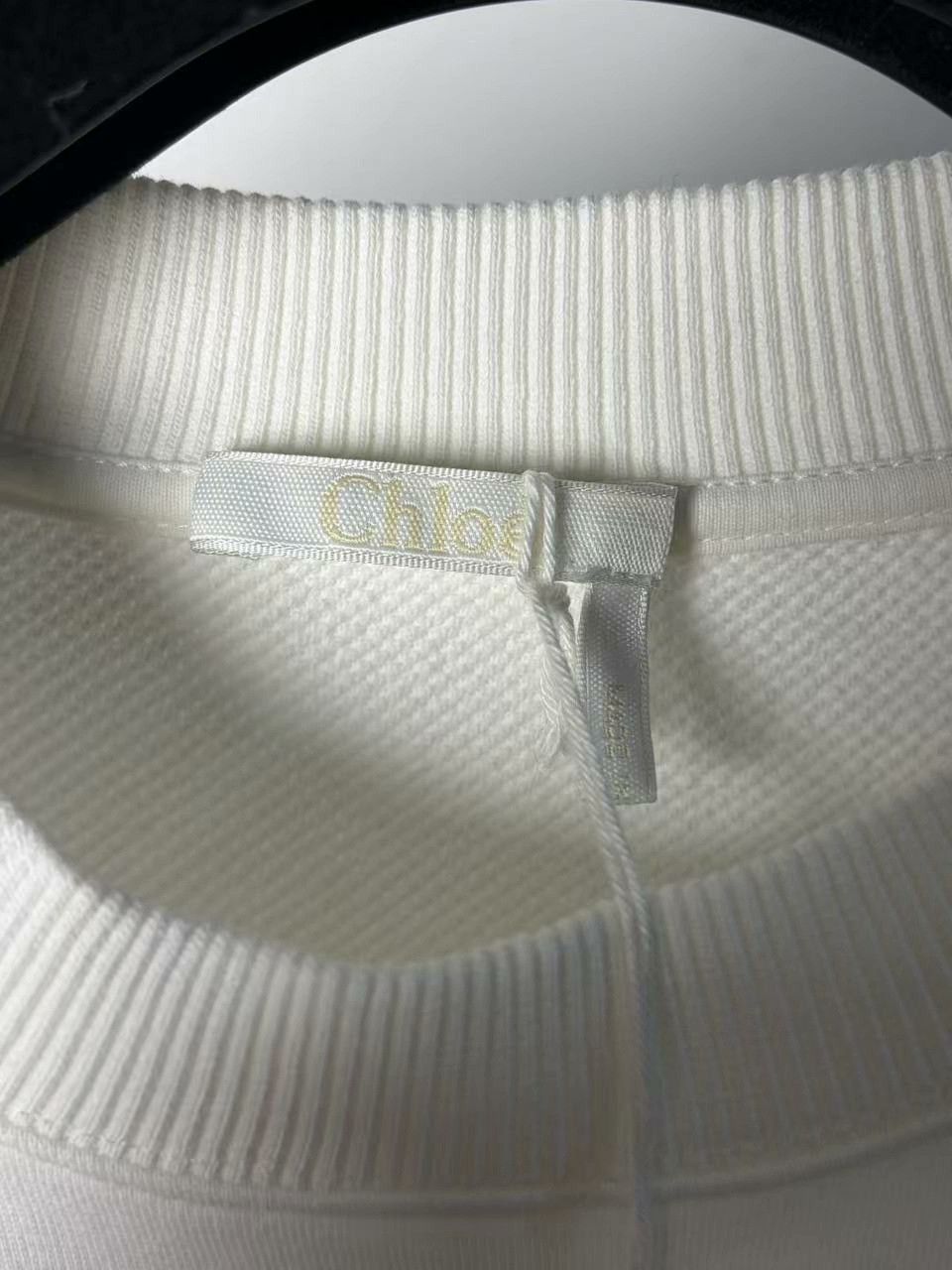 Chloe Chloe White Hoodie L Women Size L / US 10 / IT 46 - 3 Thumbnail