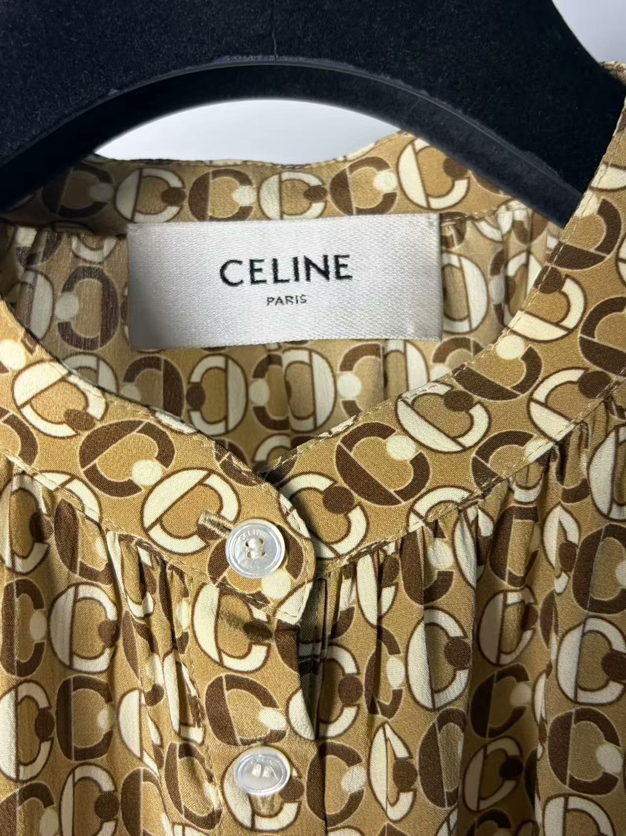 Celine Celine Silk White T-Shirt M Women Size M / US 6-8 / IT 42-44 - 5 Thumbnail