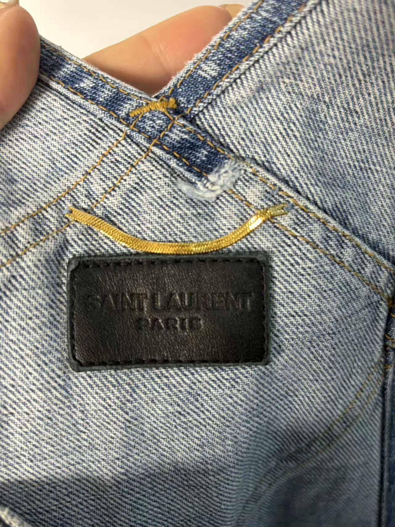 Saint Laurent Paris Saint Laurent Paris Denim White Pants 28 Women Size 28" / US 6 / IT 42 - 3 Thumbnail