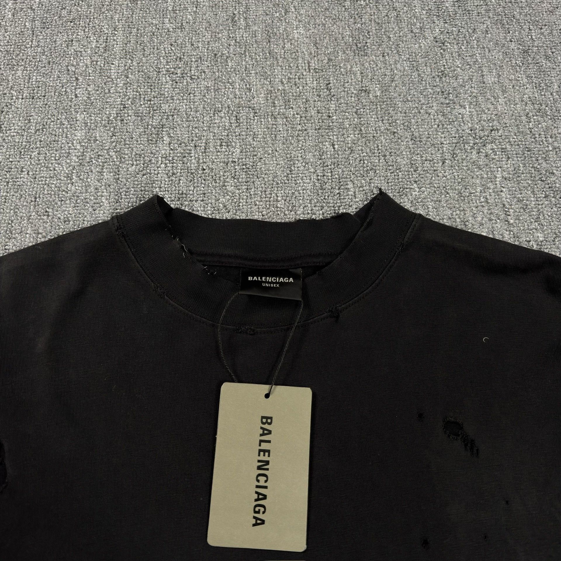 Balenciaga Balenciaga Distressed Eiffel Tower Moon T-Shirt 2 Size US M / EU 48-50 / 2 - 3 Thumbnail