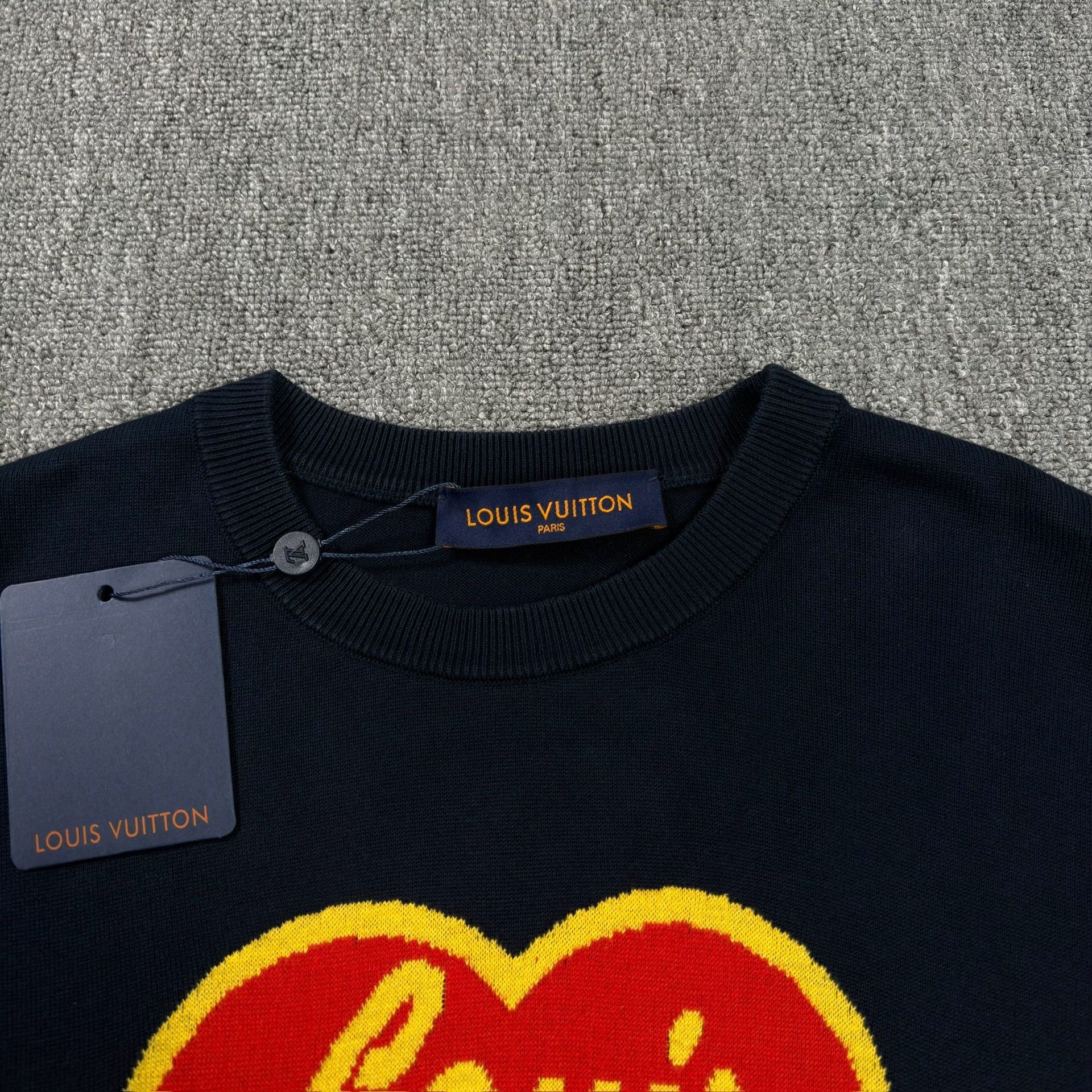 Louis Vuitton Louis Vuitton x Nigo Heart Knit T-Shirt Size M Size US M / EU 48-50 / 2 - 3 Thumbnail