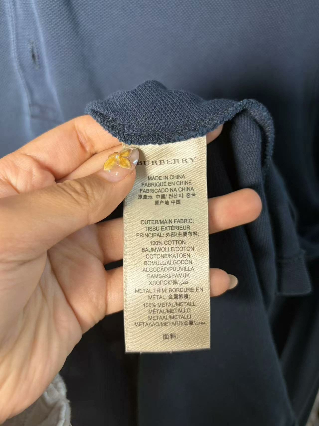 Burberry Burberry White Polo l Men Size US L / EU 52-54 / 3 - 3 Thumbnail