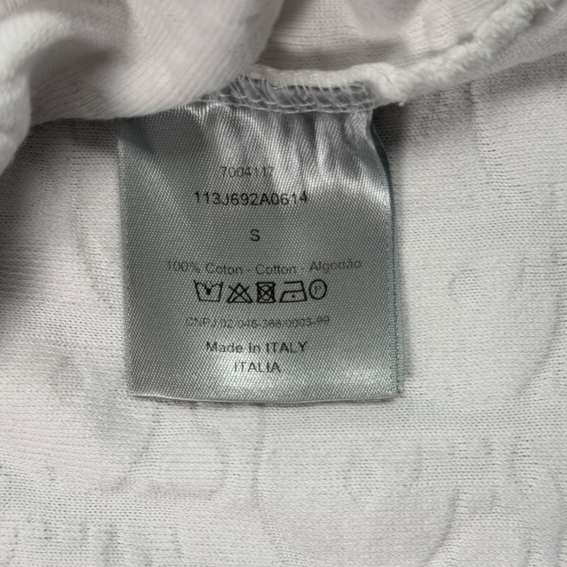 Dior Dior Oblique Terry Cotton T-Shirt Size S Size US S / EU 44-46 / 1 - 6 Thumbnail