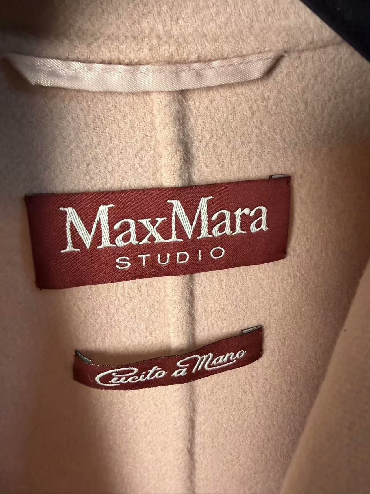 Max Mara Max Mara Wool White Coat L Women Size L / US 10 / IT 46 - 3 Thumbnail
