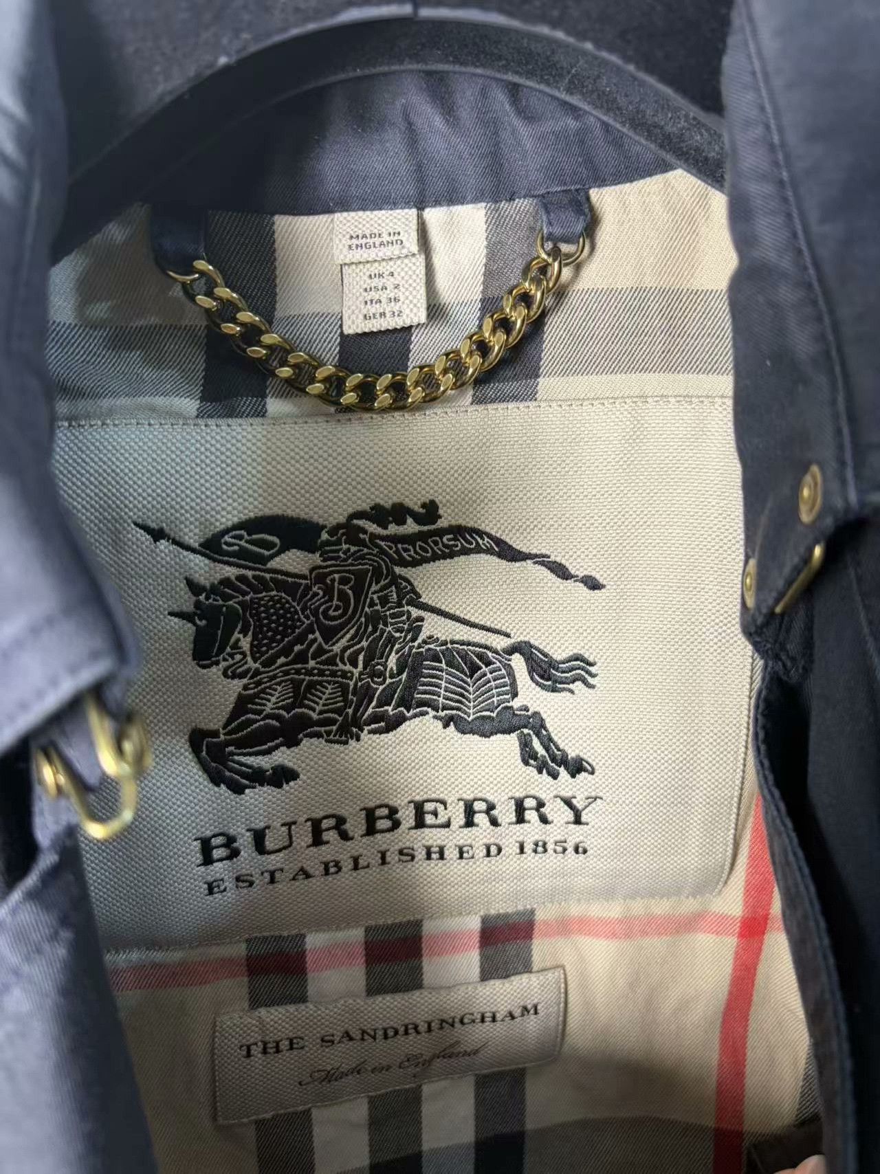 Burberry Burberry White Coat S Women Size S / US 4 / IT 40 - 4 Thumbnail